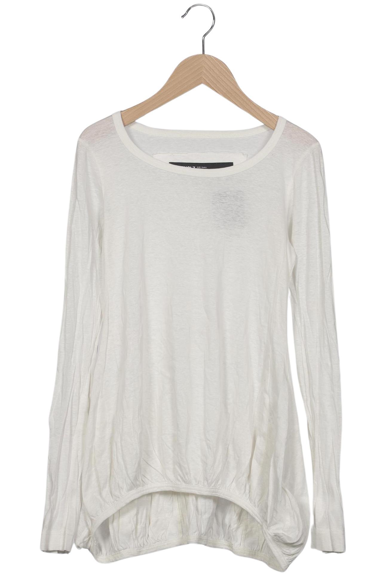 

Rundholz Damen Langarmshirt, weiß, Gr. 36