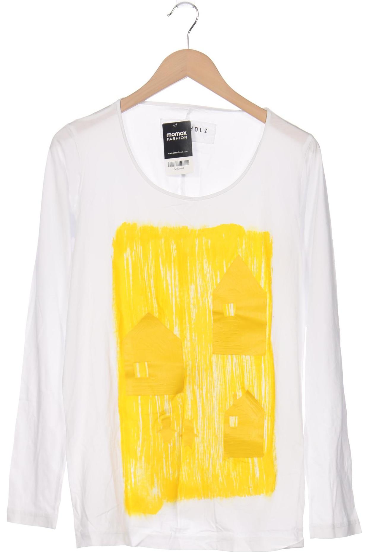 

RUNDHOLZ Damen Langarmshirt, weiß
