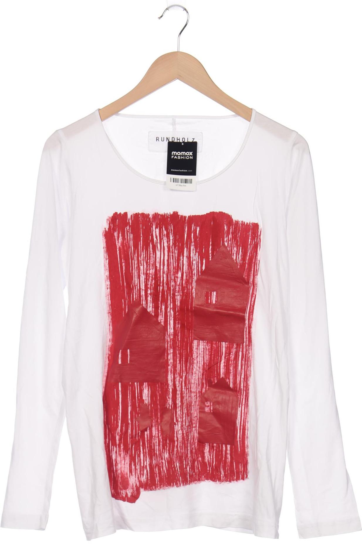 

RUNDHOLZ Damen Langarmshirt, weiß