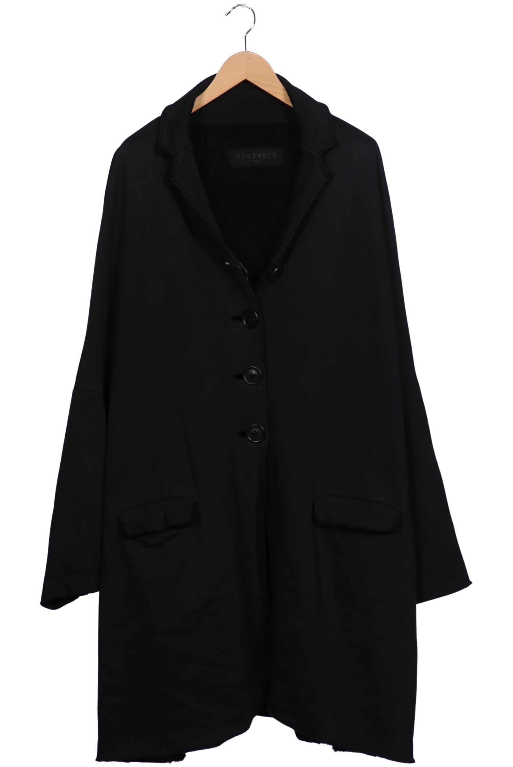 

Rundholz Damen Mantel, schwarz, Gr. 38