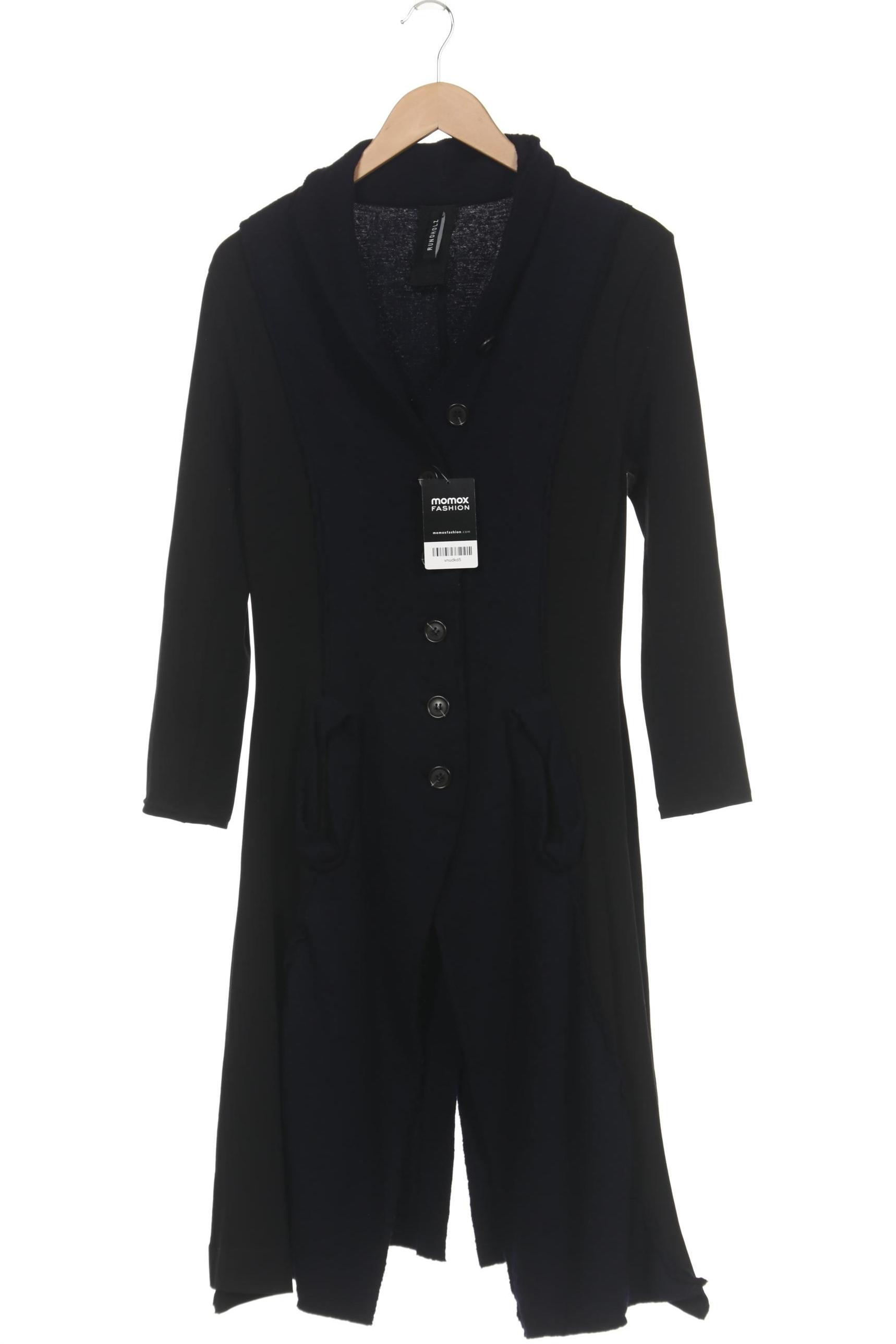 

Rundholz Damen Mantel, schwarz, Gr. 32