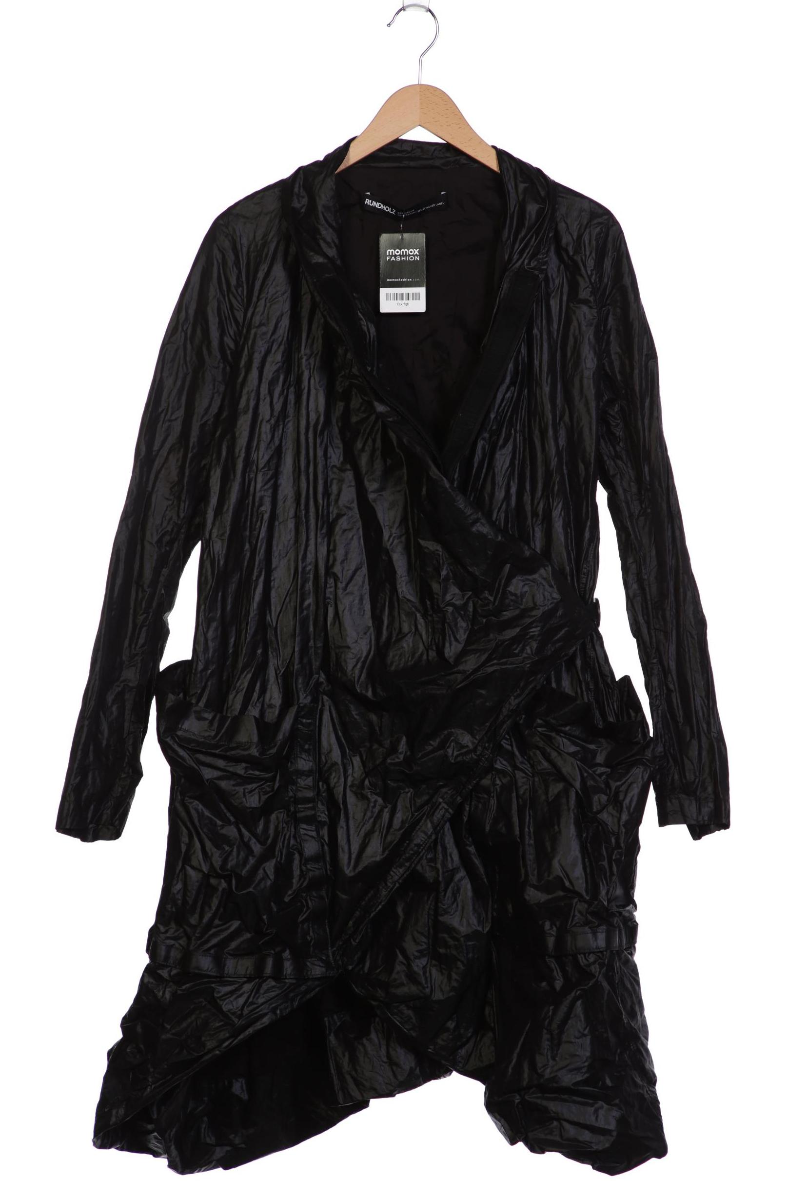 

Rundholz Damen Mantel, schwarz, Gr. 38
