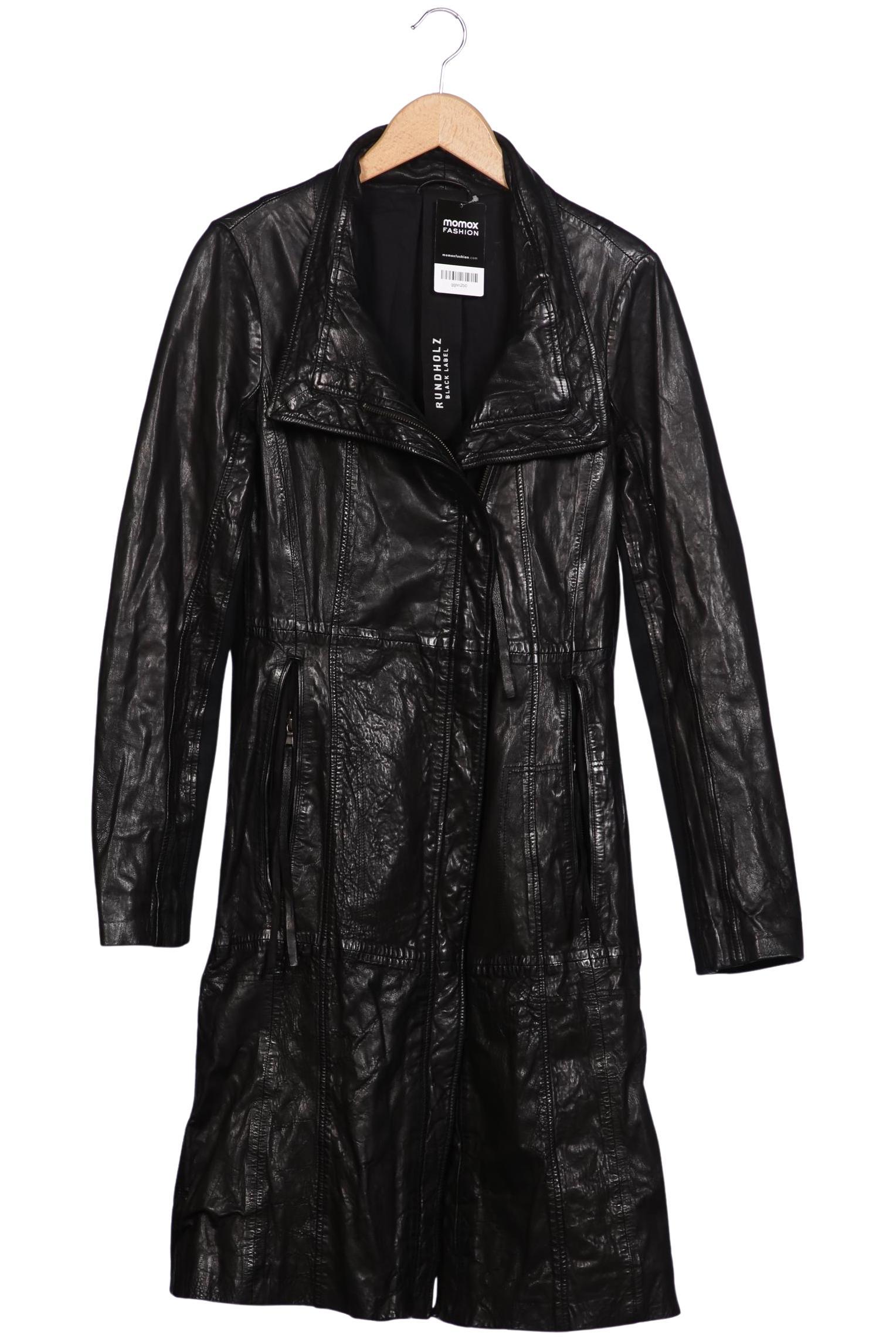 

Rundholz Damen Mantel, schwarz, Gr. 36