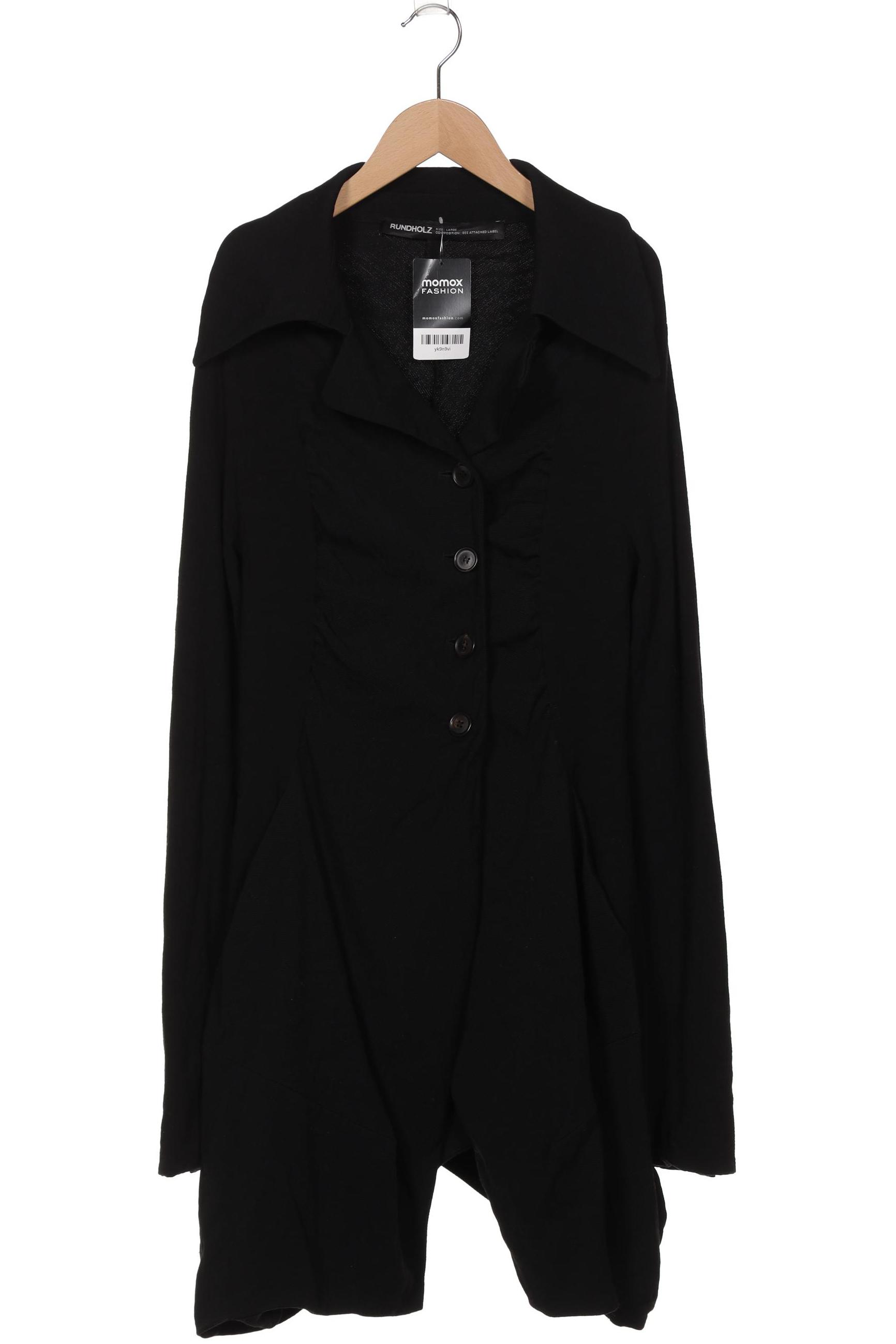 

Rundholz Damen Mantel, schwarz, Gr. 42