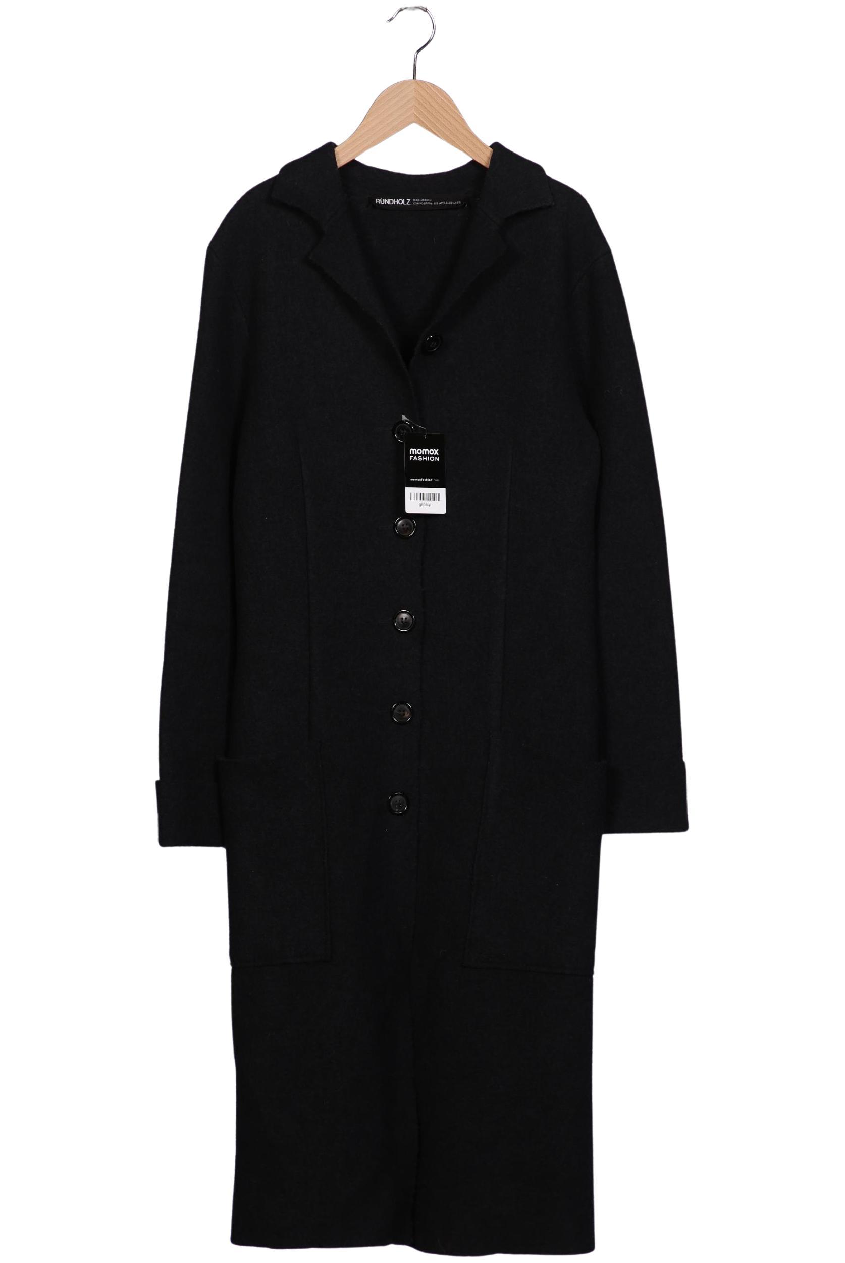 

Rundholz Damen Mantel, schwarz, Gr. 38