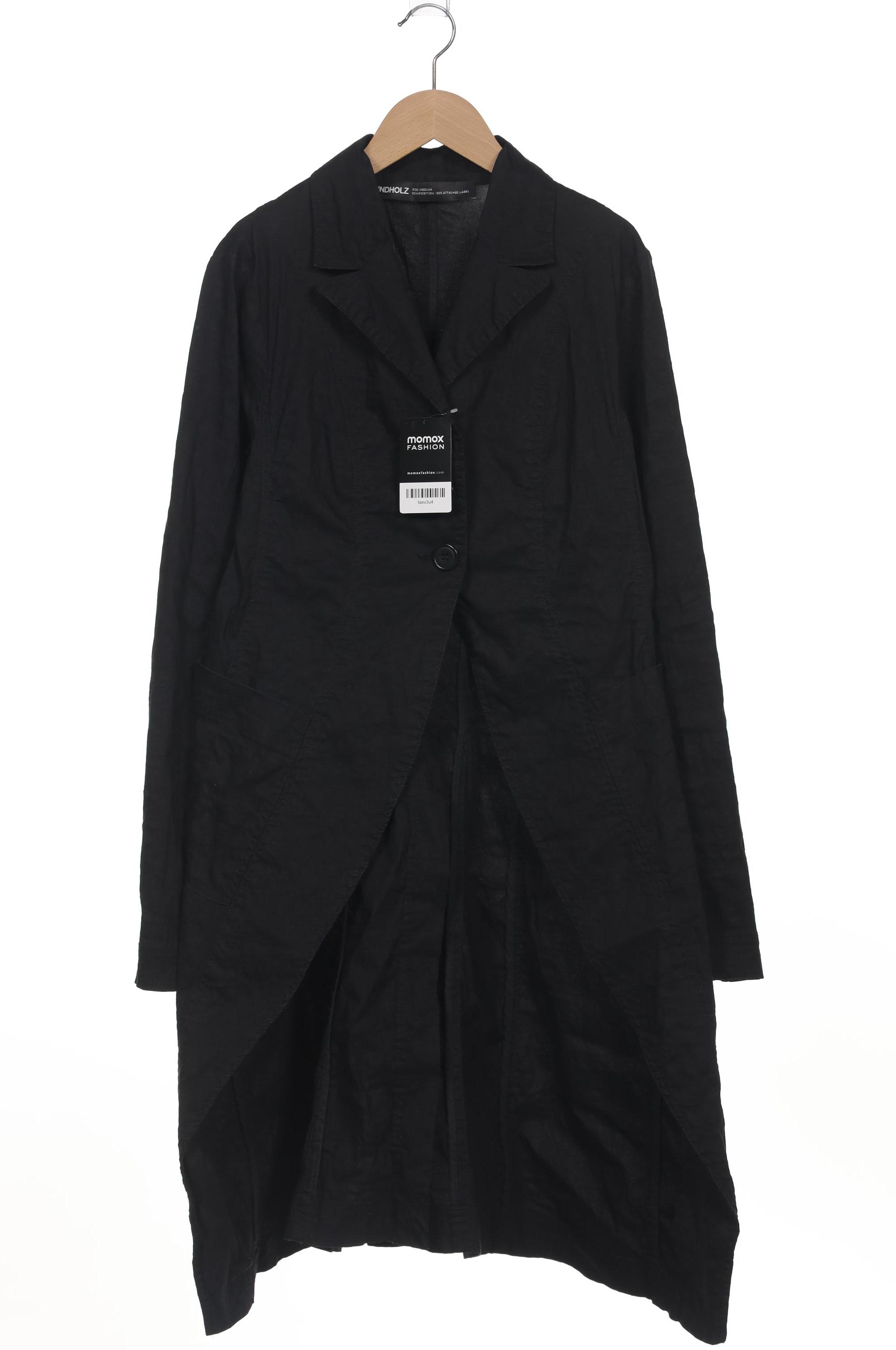 

Rundholz Damen Mantel, schwarz, Gr. 38