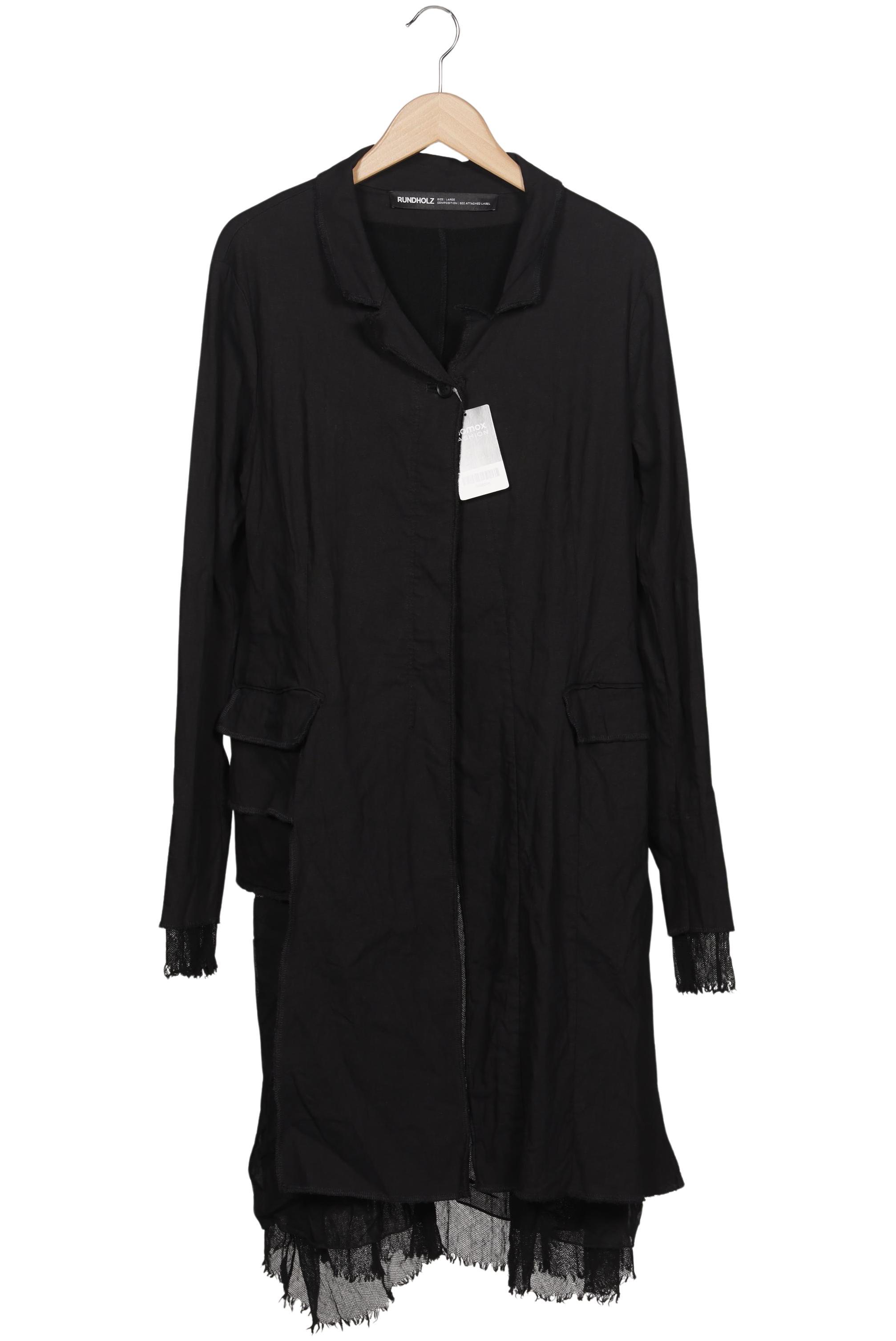 

Rundholz Damen Mantel, schwarz, Gr. 42