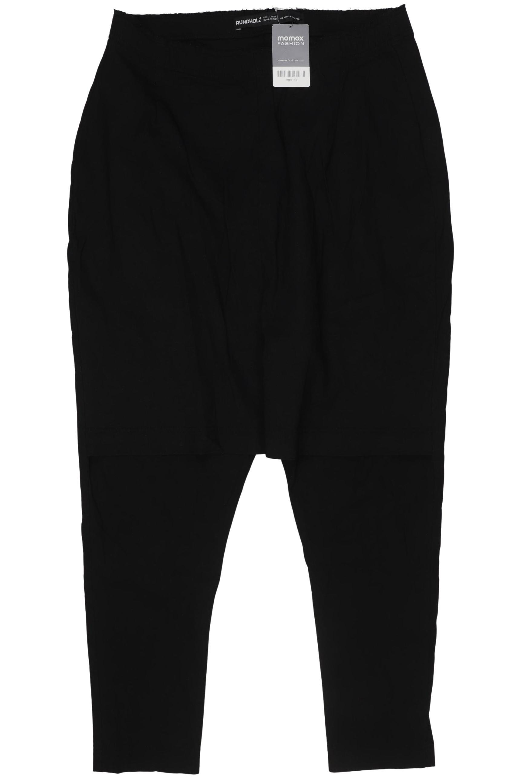 

Rundholz Damen Stoffhose, schwarz, Gr. 0