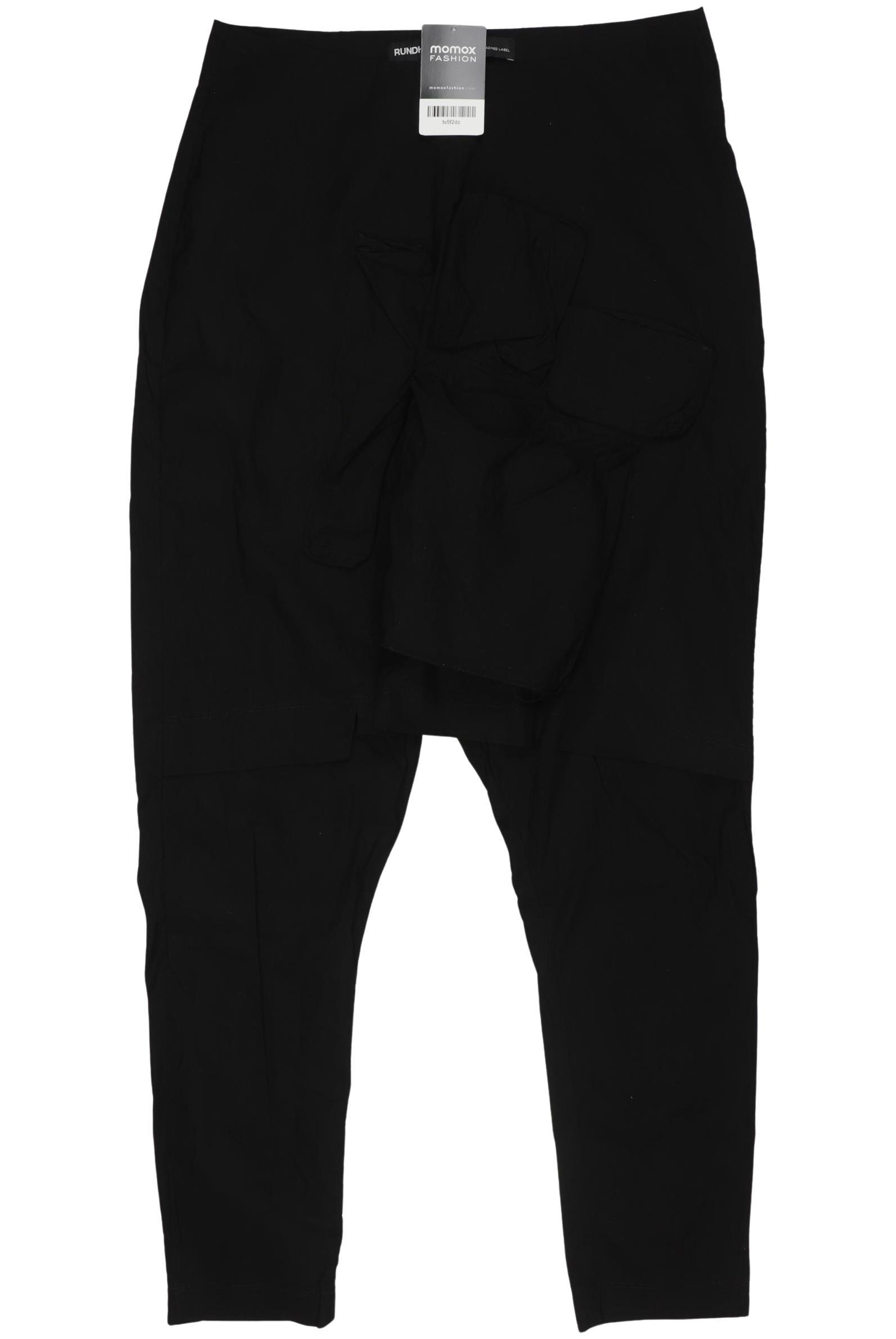 

Rundholz Damen Stoffhose, schwarz, Gr. 0