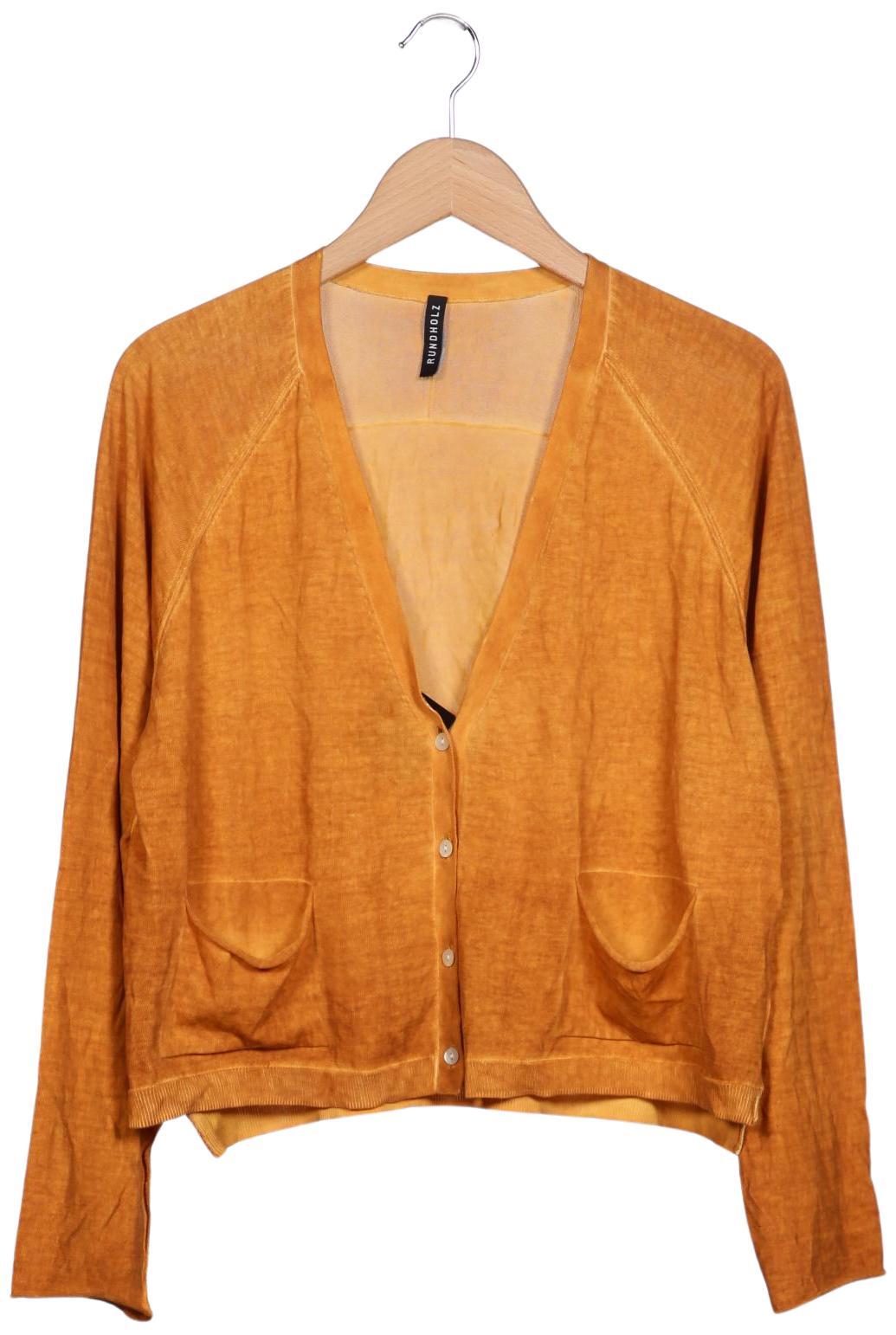 

Rundholz Damen Strickjacke, orange, Gr. 36