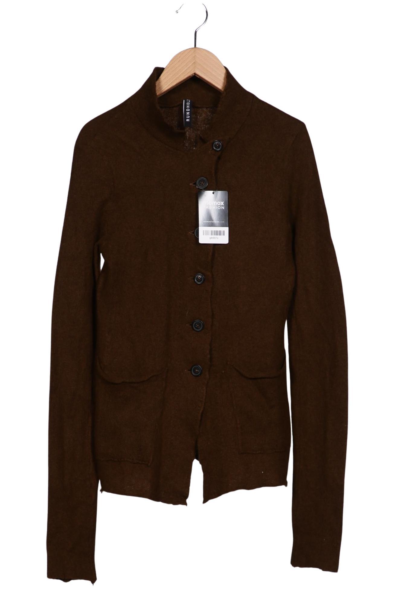 

Rundholz Damen Strickjacke, braun, Gr. 32