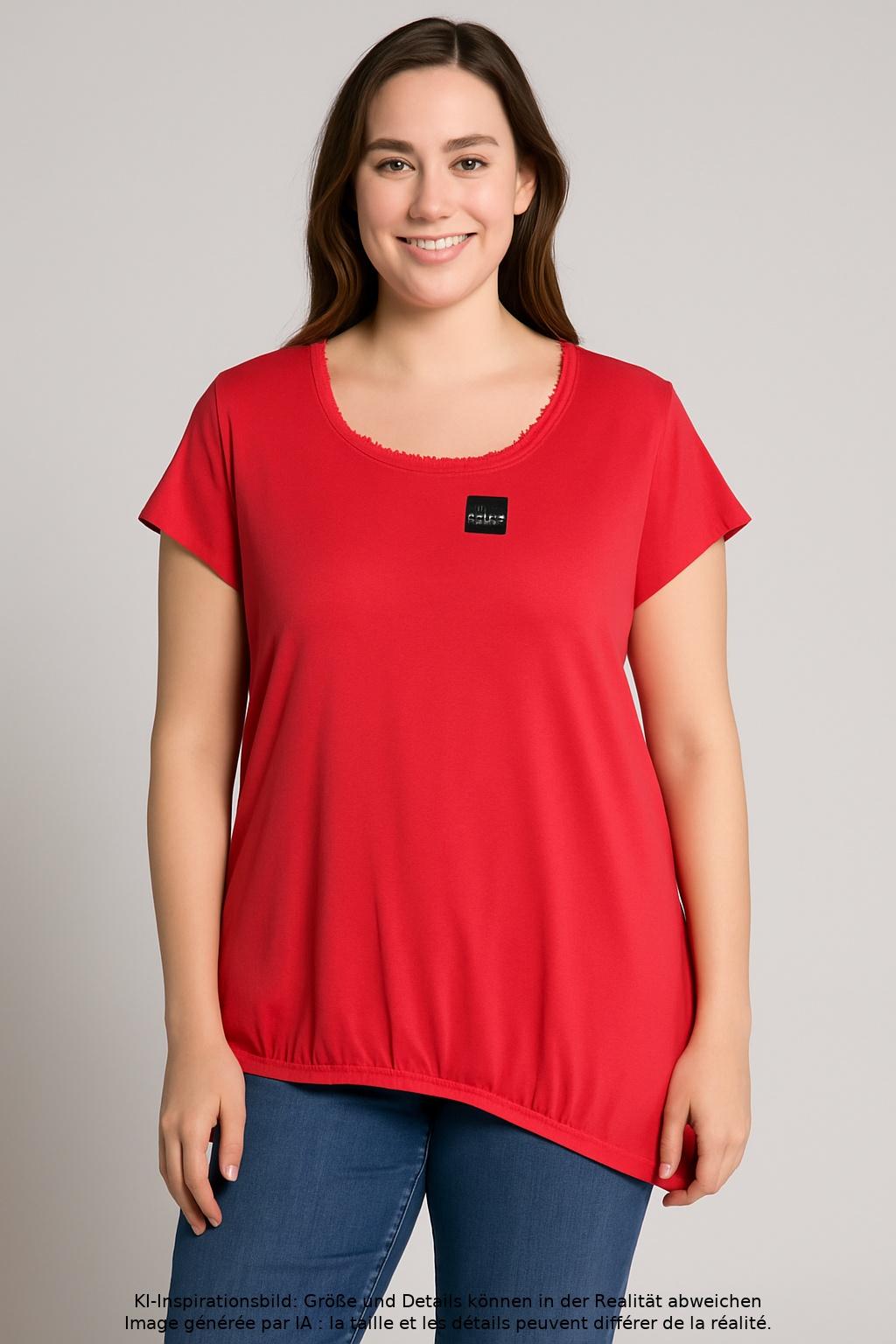 

Rundholz Damen T-Shirt, rot, Gr. 44