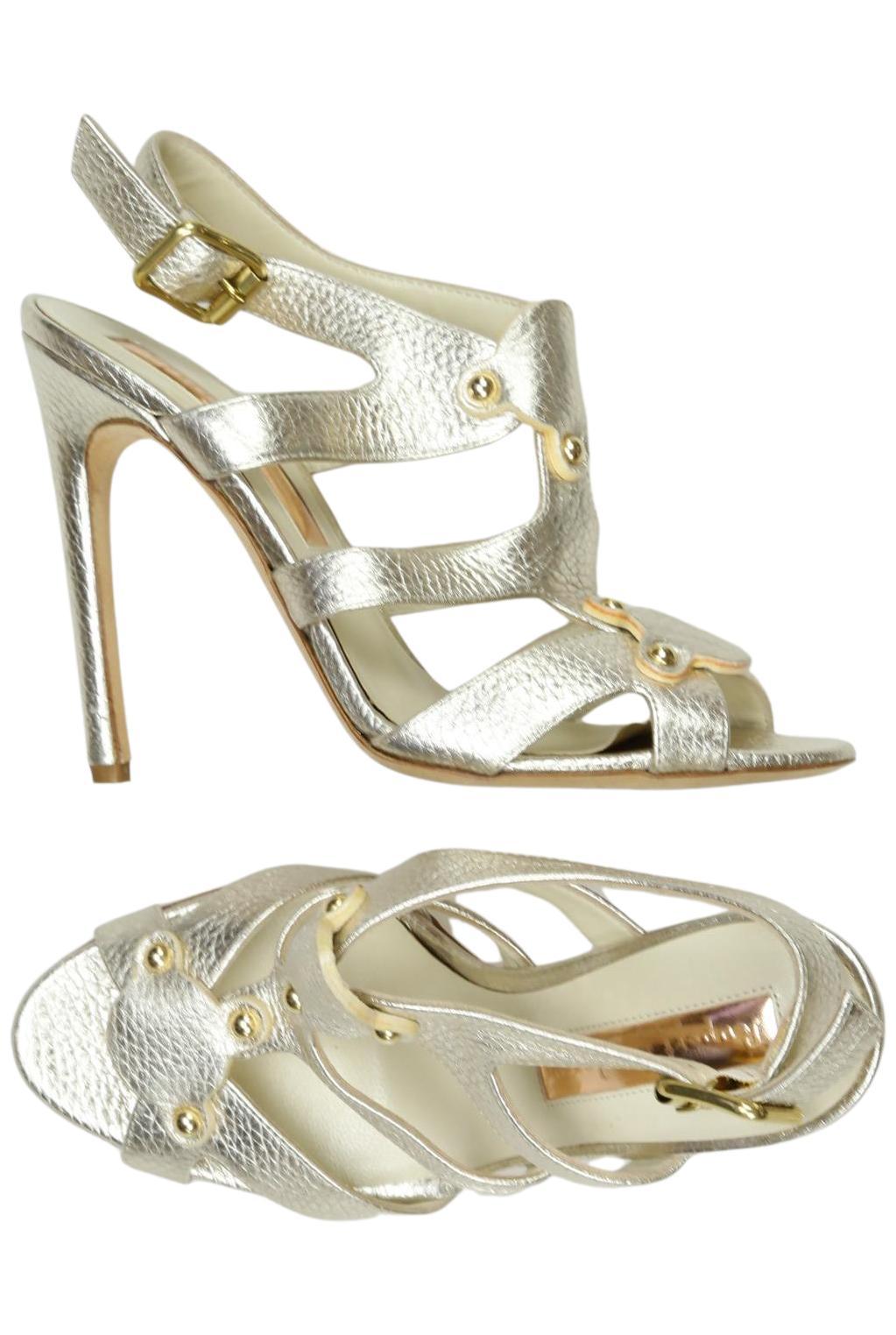 

Rupert Sanderson Damen Sandale, silber, Gr. 35.5