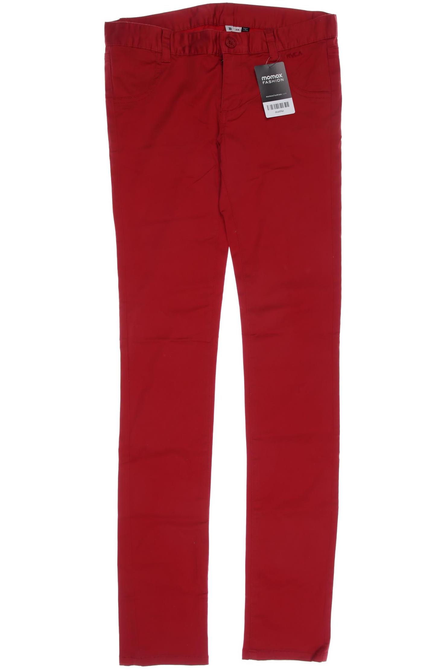 

RVCA Damen Stoffhose, rot