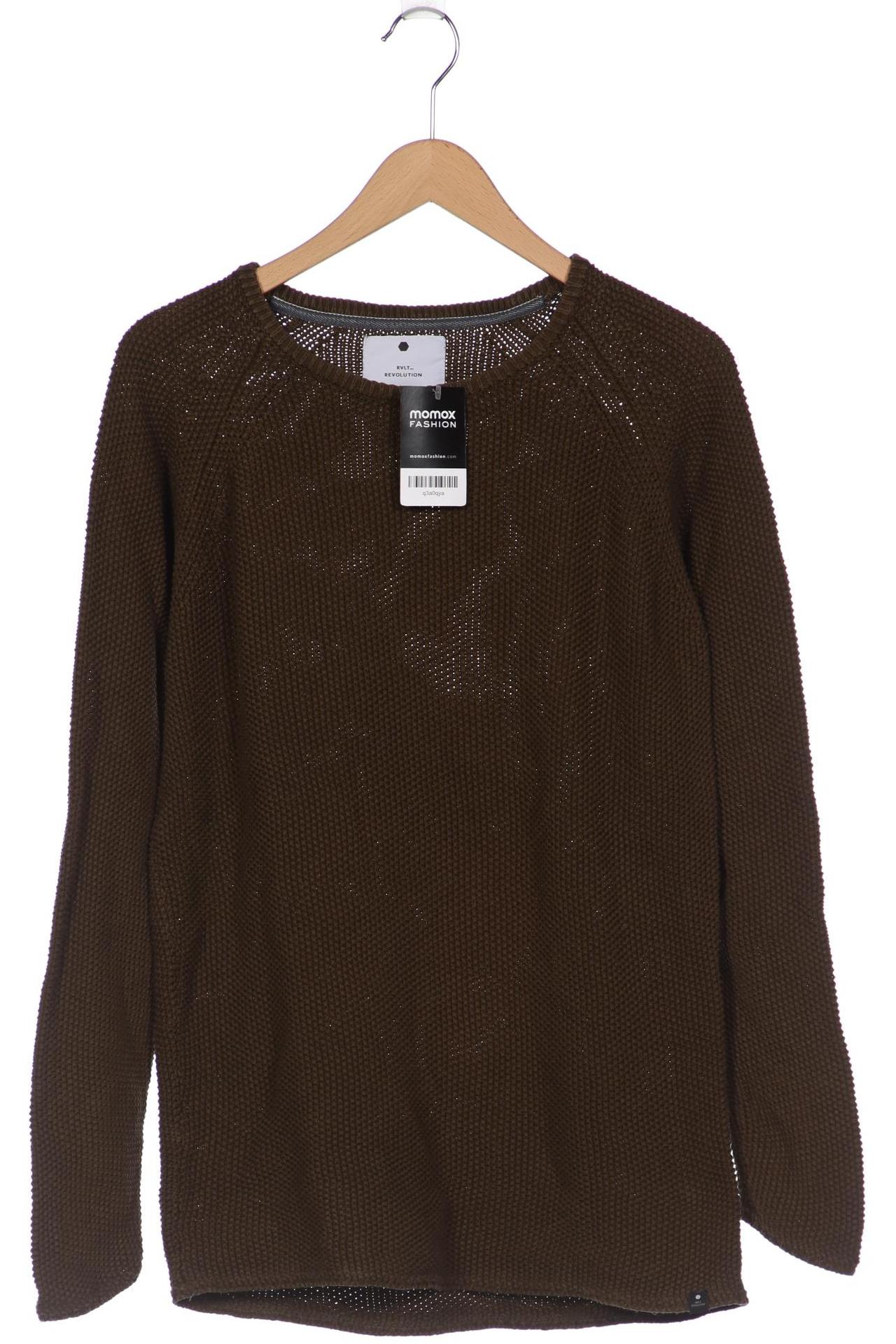 

Rvlt revolution Herren Pullover, grün, Gr. 48