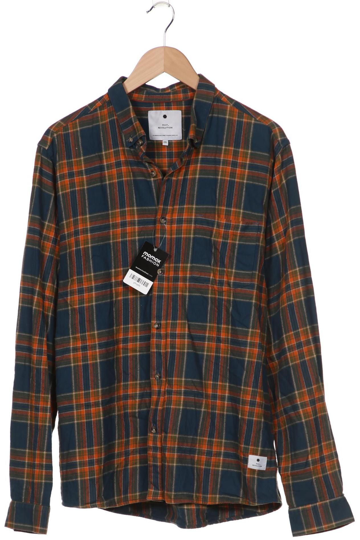 

Rvlt revolution Herren Hemd, blau, Gr. 56