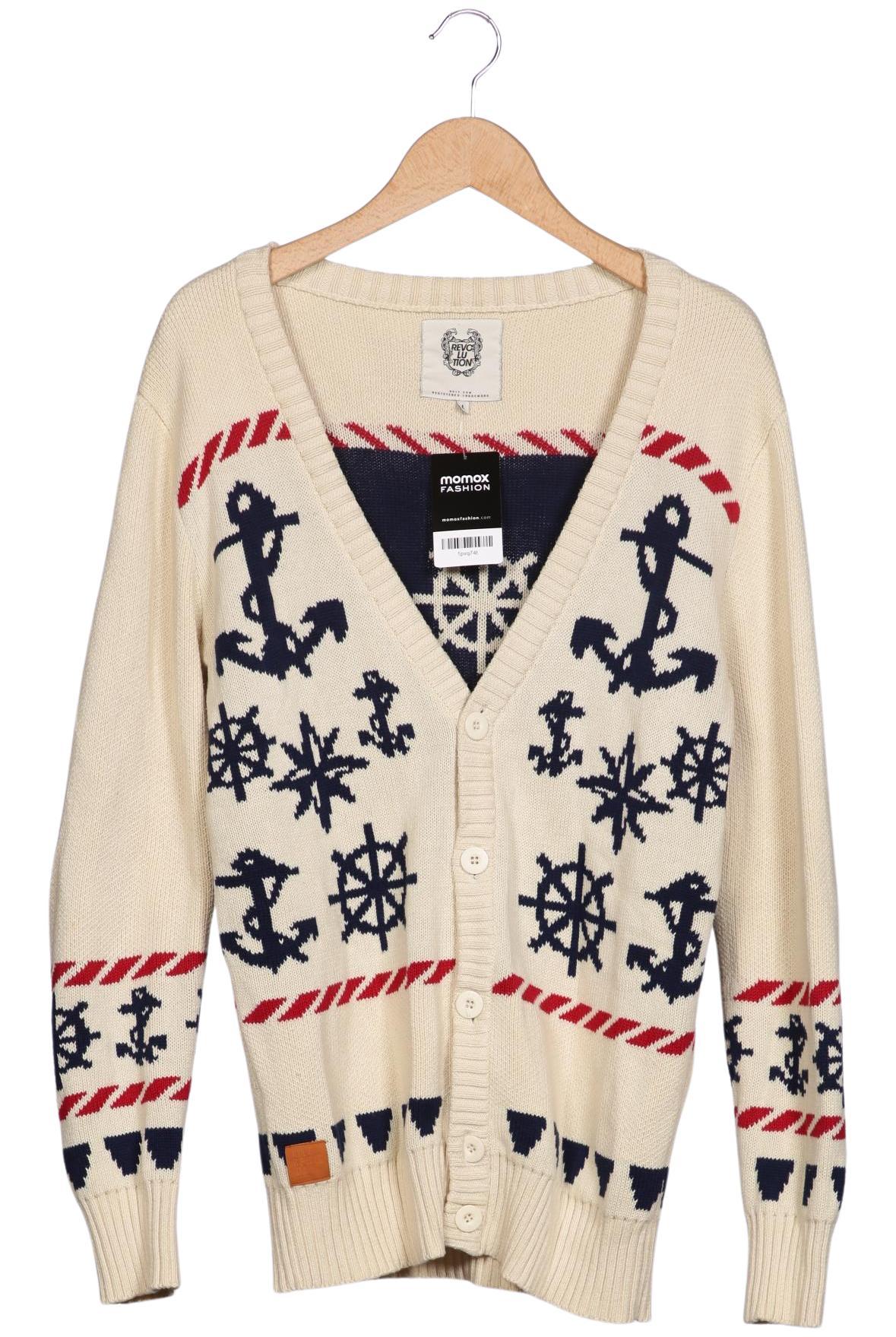 Thumbnail - Rvlt revolution Herren Strickjacke, mehrfarbig, Gr. 52