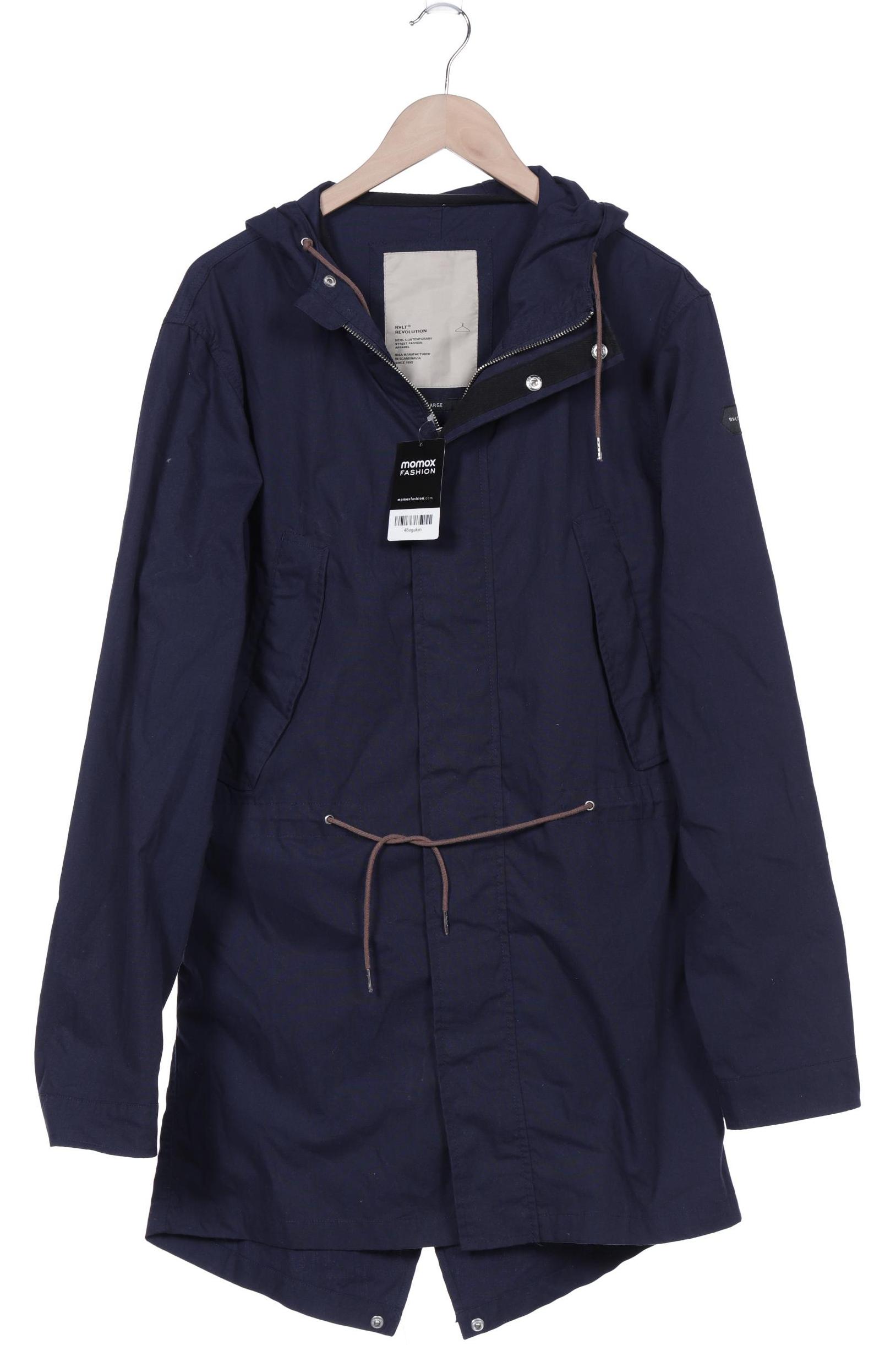 

Rvlt revolution Herren Mantel, marineblau, Gr. 54