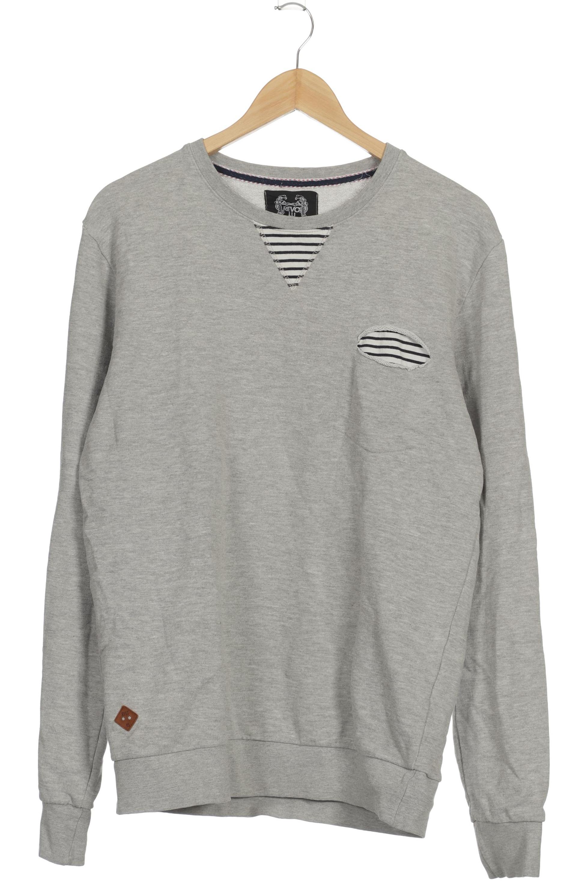 

Rvlt revolution Herren Sweatshirt, grau, Gr. 52