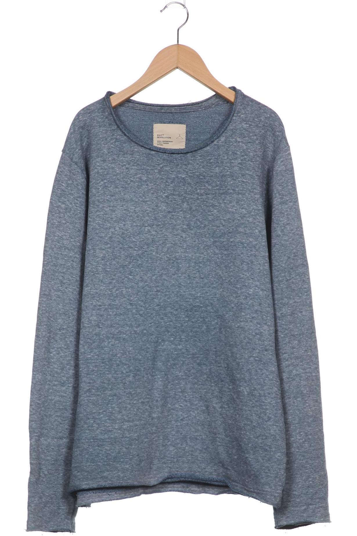 

Rvlt revolution Herren Sweatshirt, blau, Gr. 52