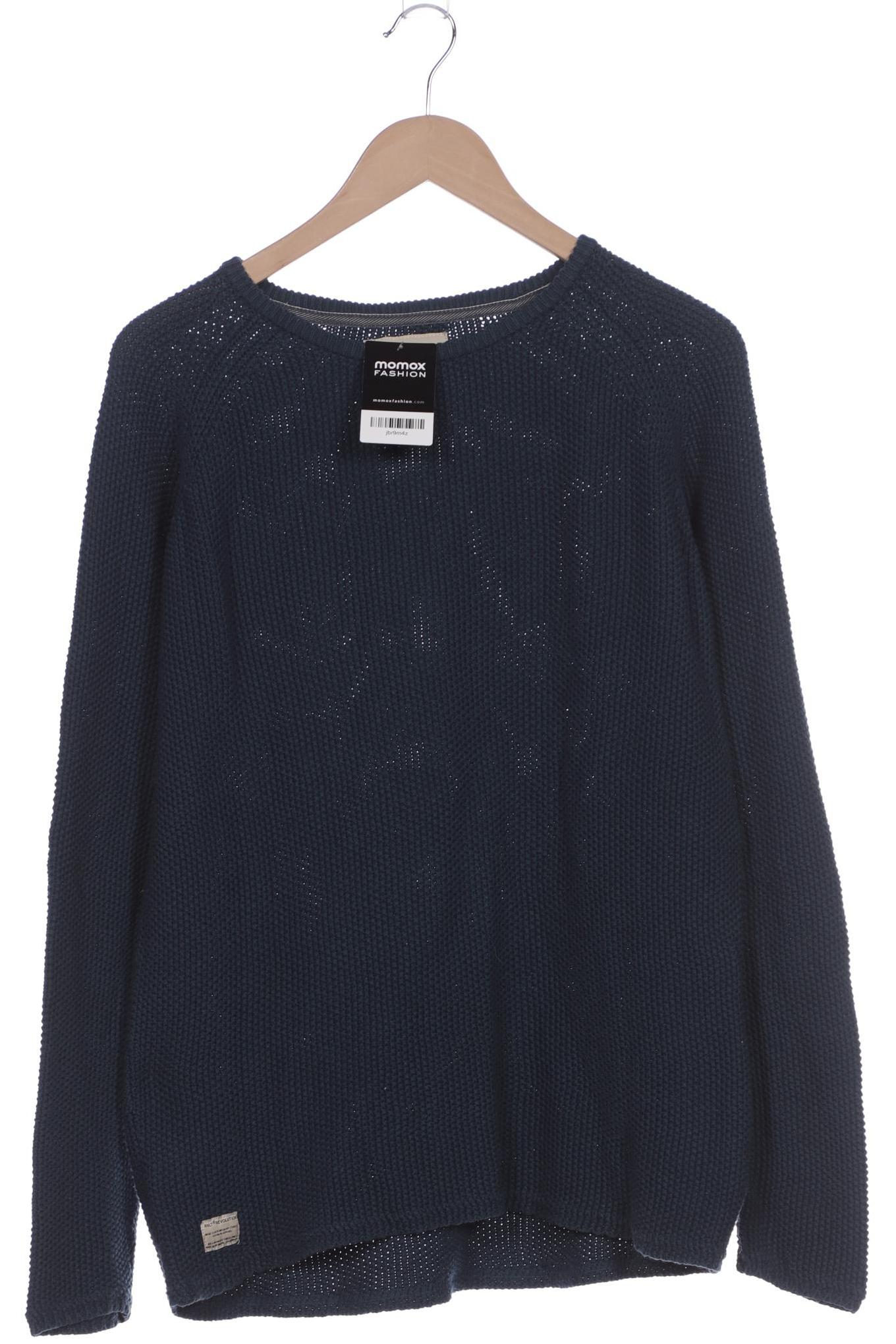 

Rvlt revolution Herren Pullover, blau, Gr. 48