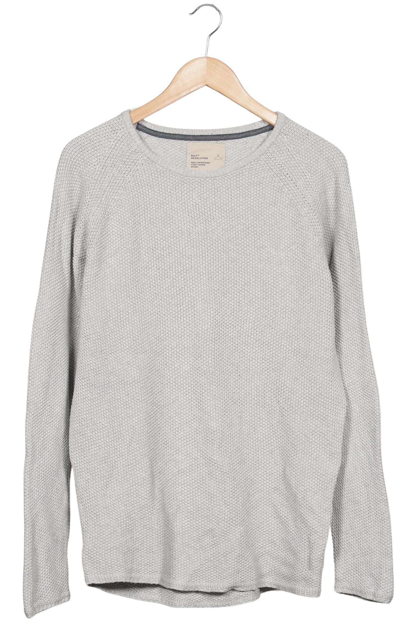 

Rvlt revolution Herren Pullover, grau, Gr. 52