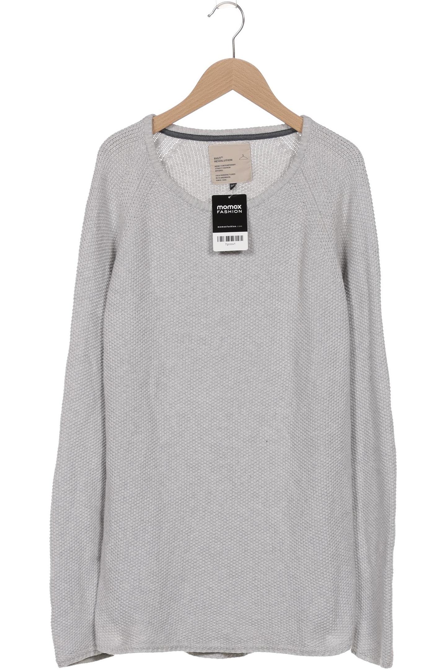 

Rvlt revolution Herren Pullover, grau, Gr. 54