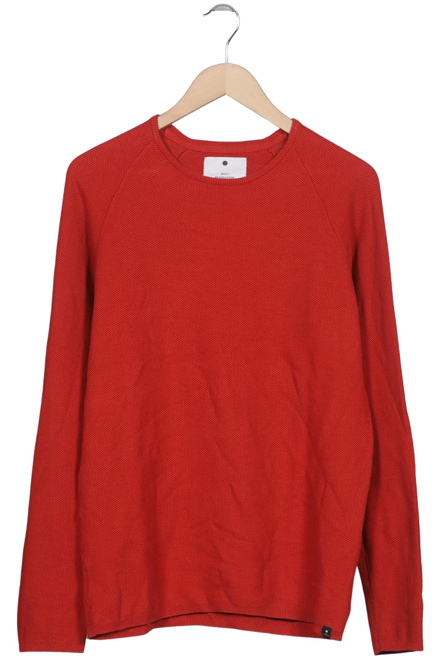 Thumbnail - Rvlt revolution Herren Pullover, rot, Gr. 52