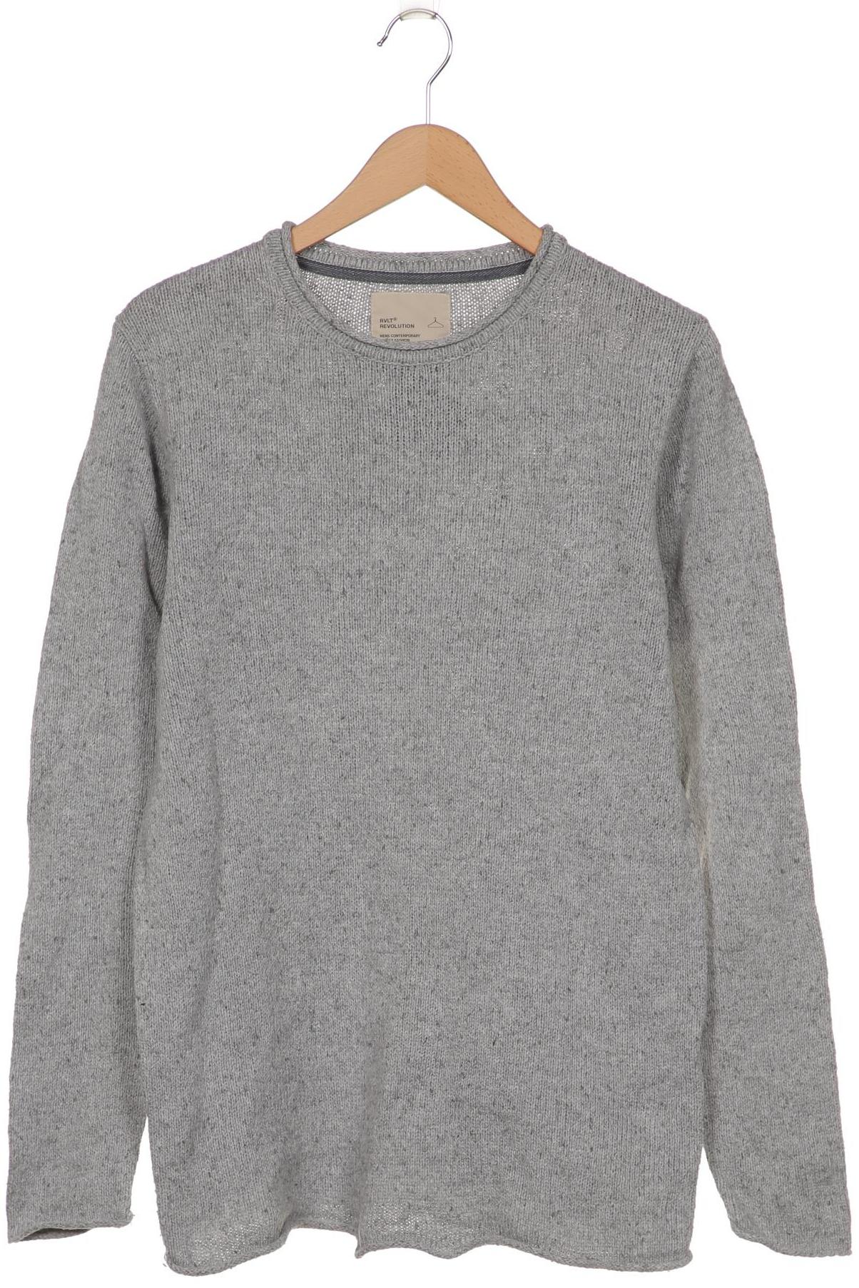 

Rvlt revolution Herren Pullover, grau, Gr. 52