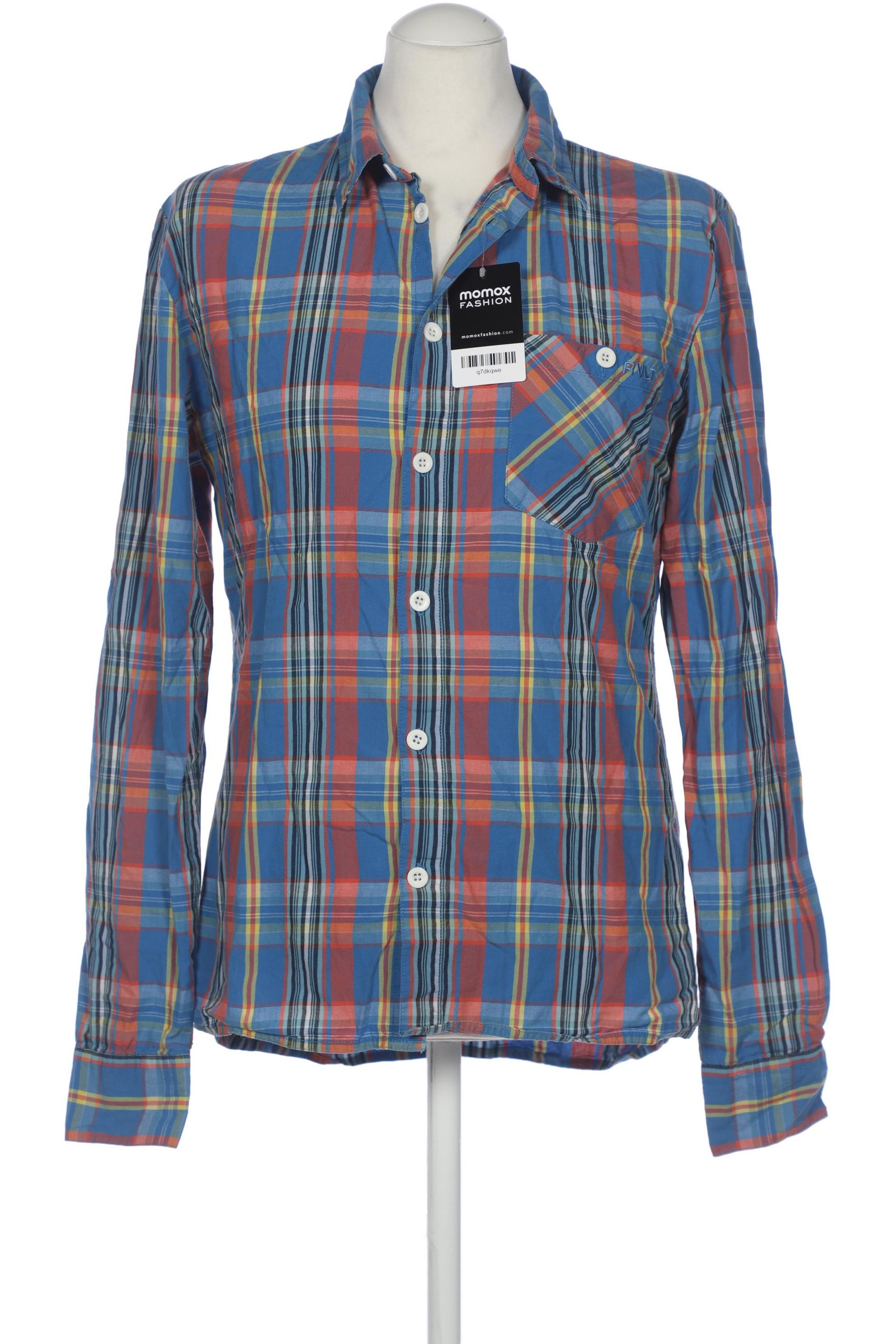 

Rvlt revolution Herren Hemd, blau, Gr. 48