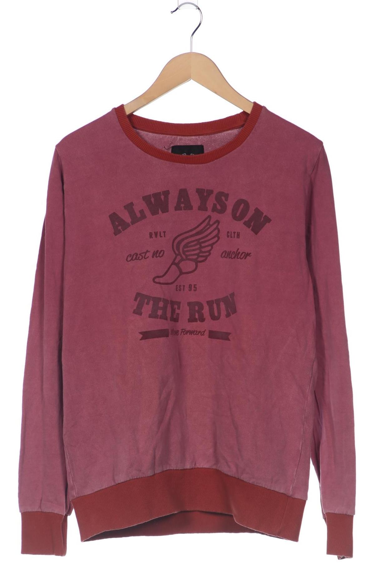 

Rvlt revolution Herren Sweatshirt, bordeaux, Gr. 48