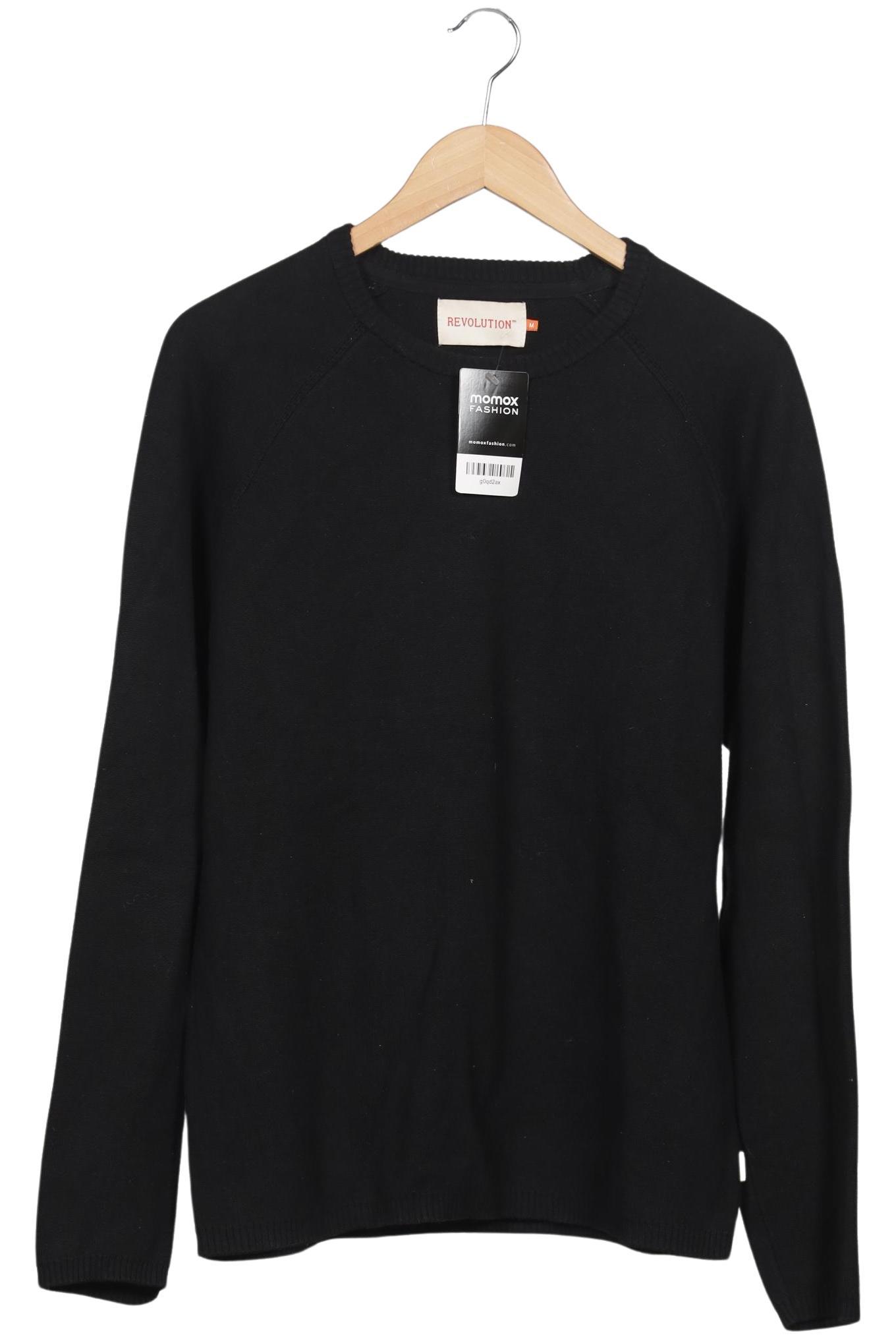 Thumbnail - Rvlt revolution Herren Pullover, schwarz, Gr. 48