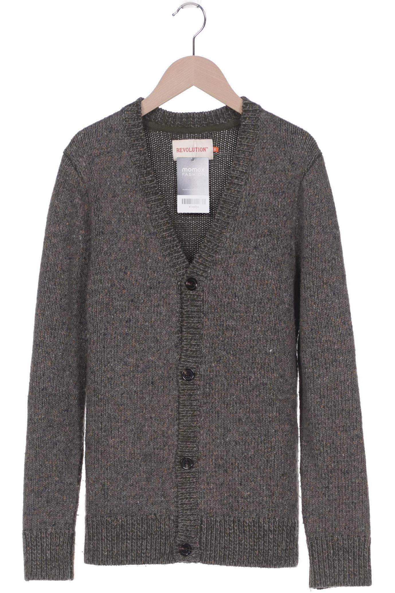 

Rvlt revolution Herren Strickjacke, grün, Gr. 46