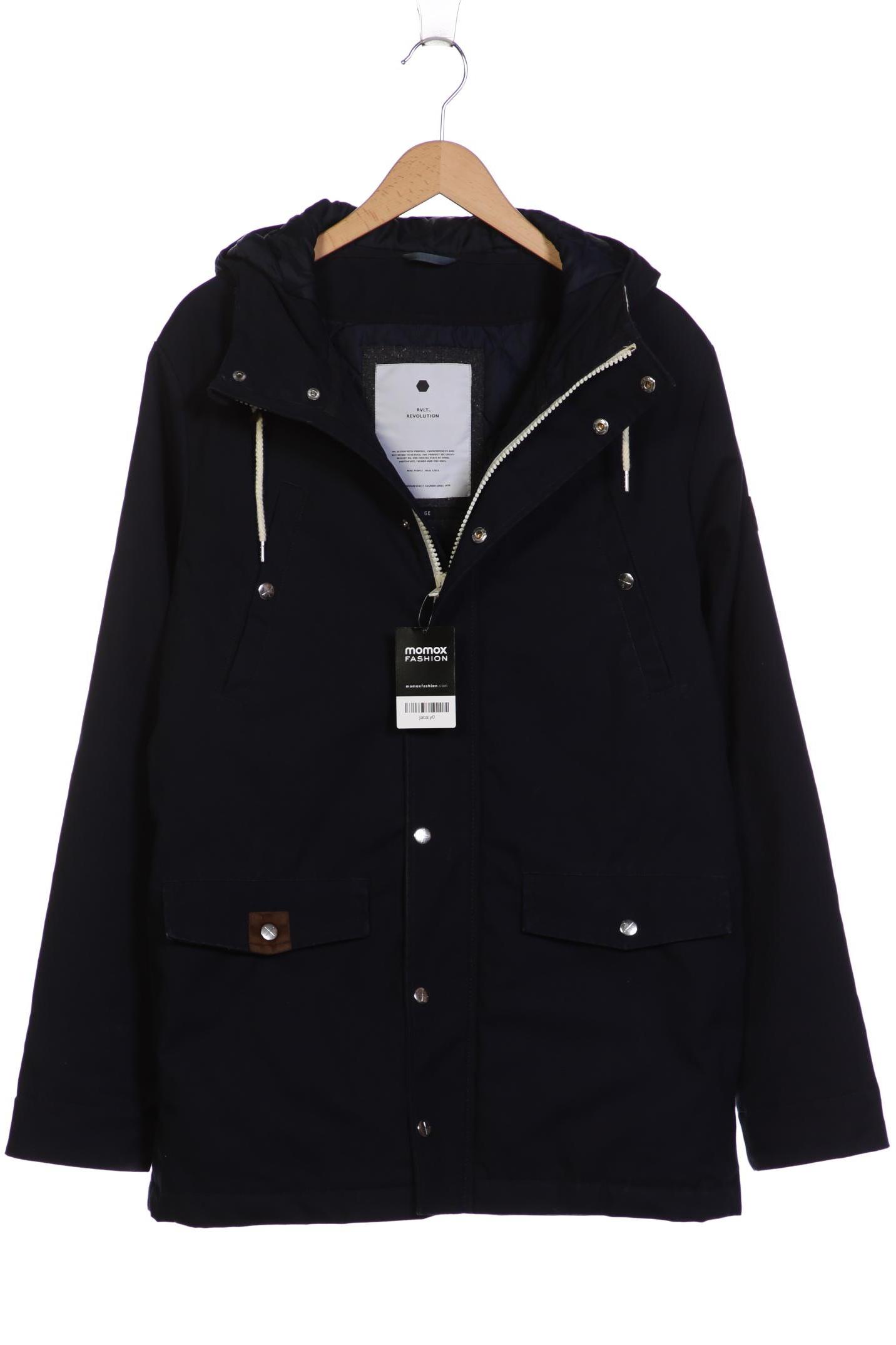 

Rvlt revolution Herren Mantel, bordeaux, Gr. 52