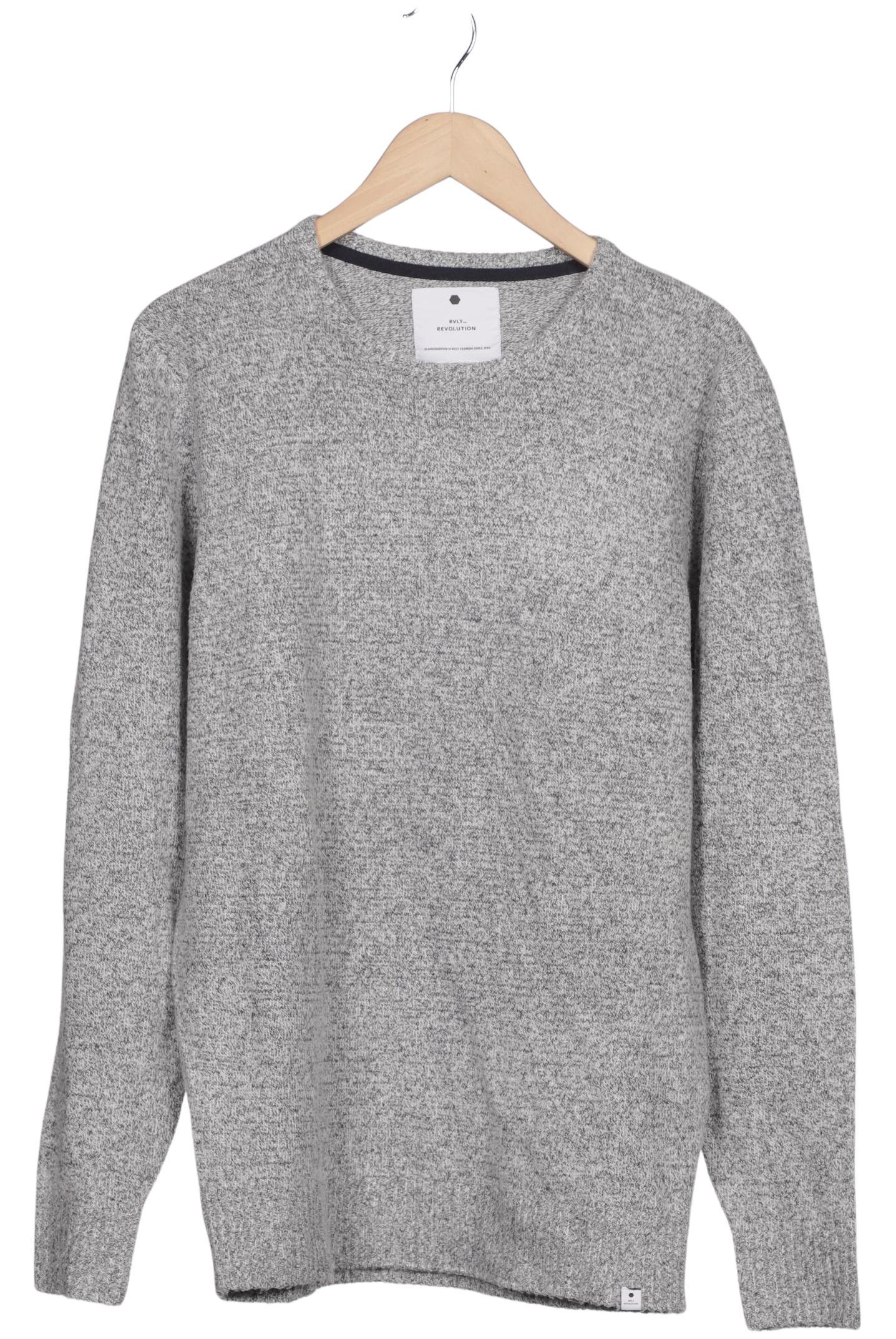 

Rvlt revolution Herren Pullover, grau, Gr. 54