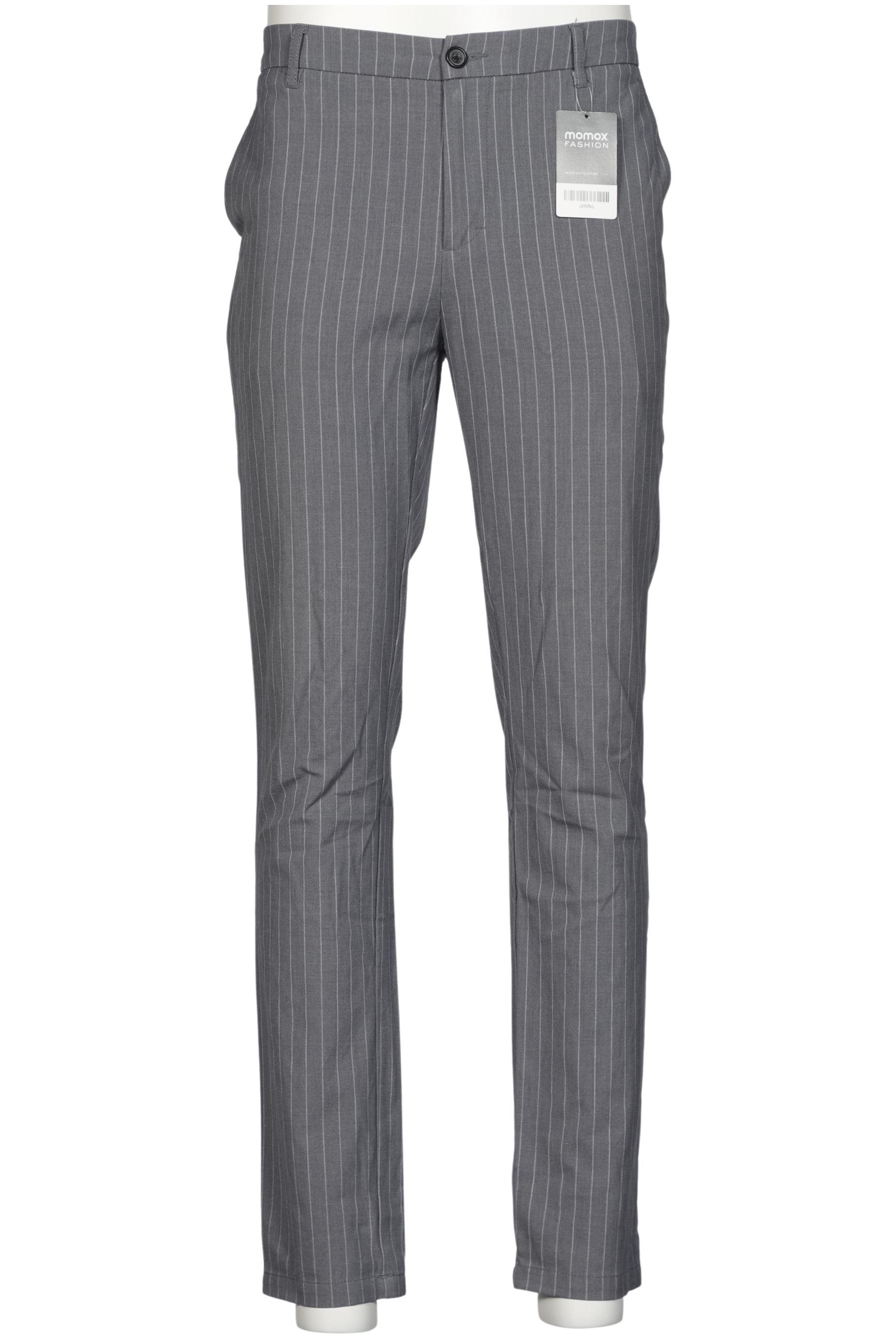 Thumbnail - Rvlt revolution Herren Stoffhose, grau, Gr. 32