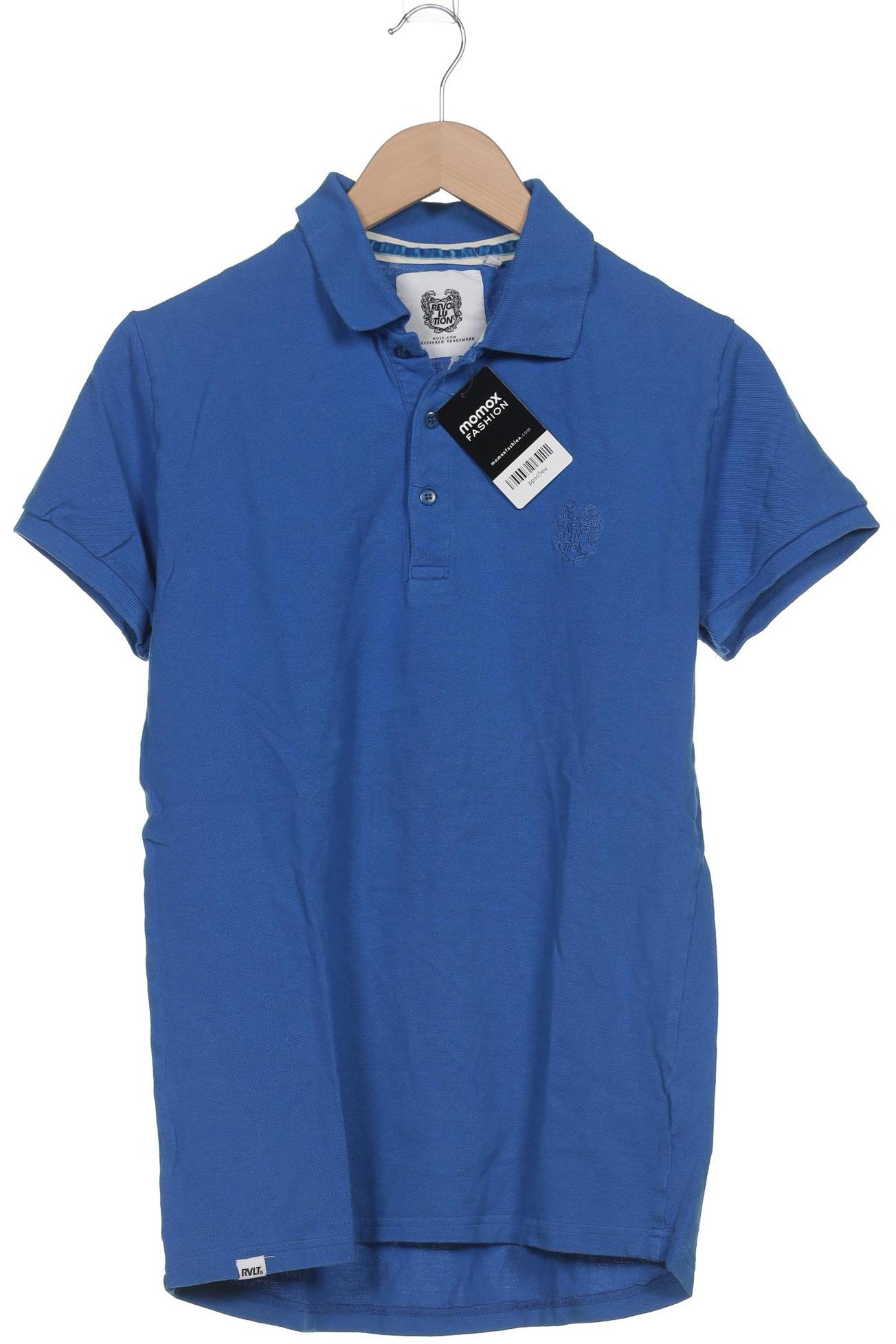 

Rvlt revolution Herren Poloshirt, blau, Gr. 46