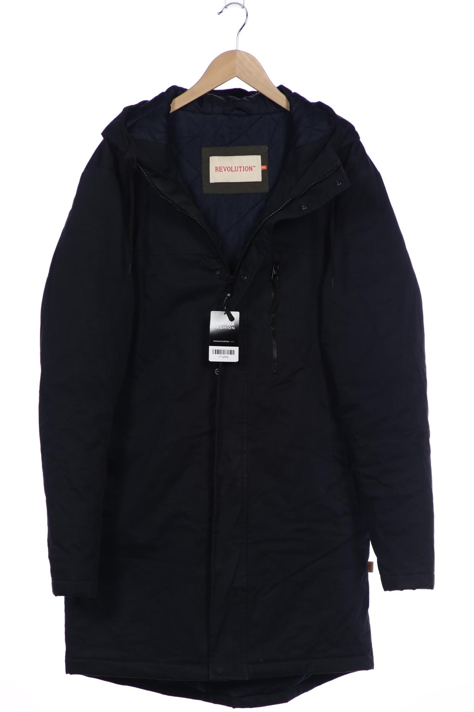 

Rvlt revolution Herren Mantel, schwarz, Gr. 56