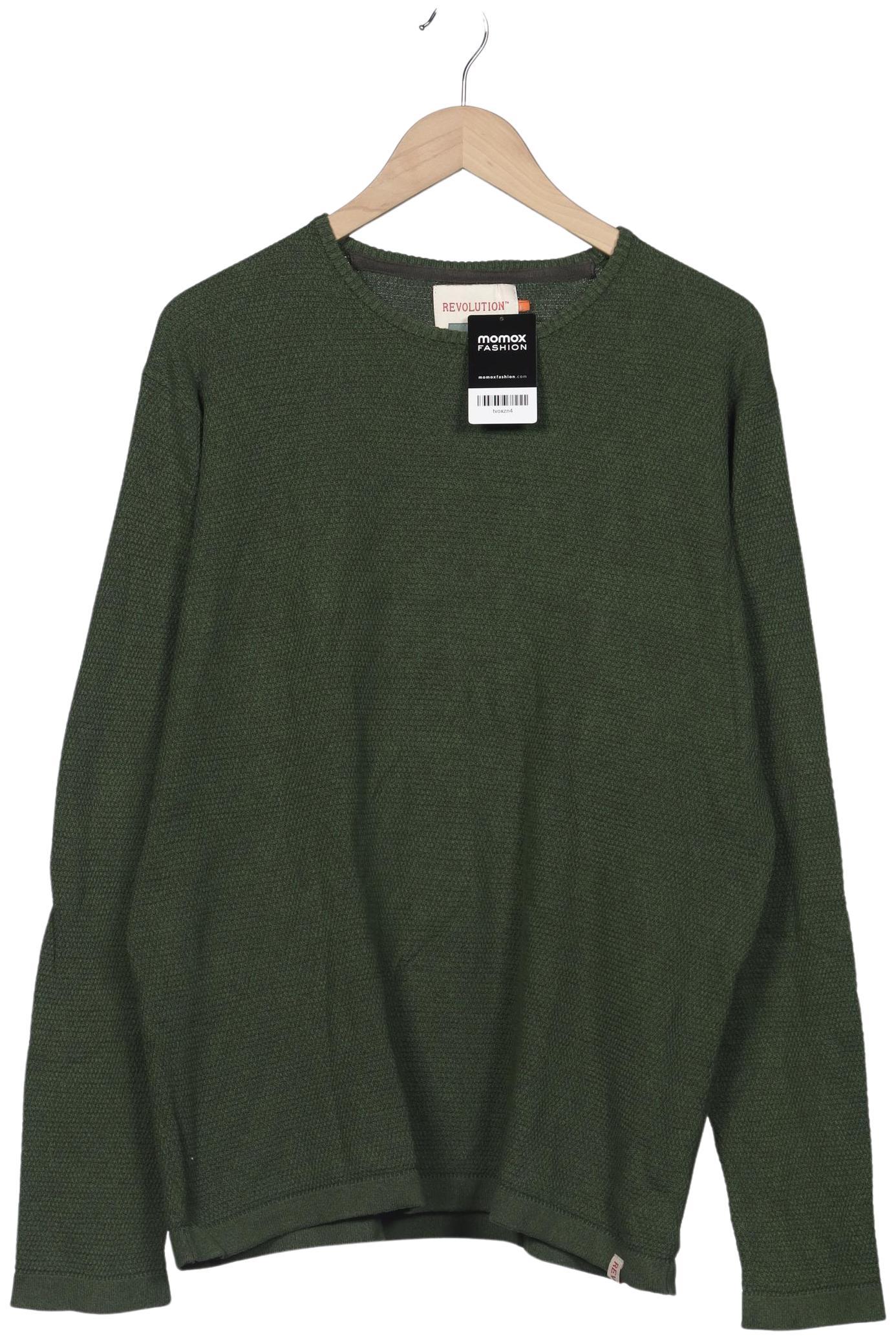 

Rvlt revolution Herren Pullover, grün, Gr. 52