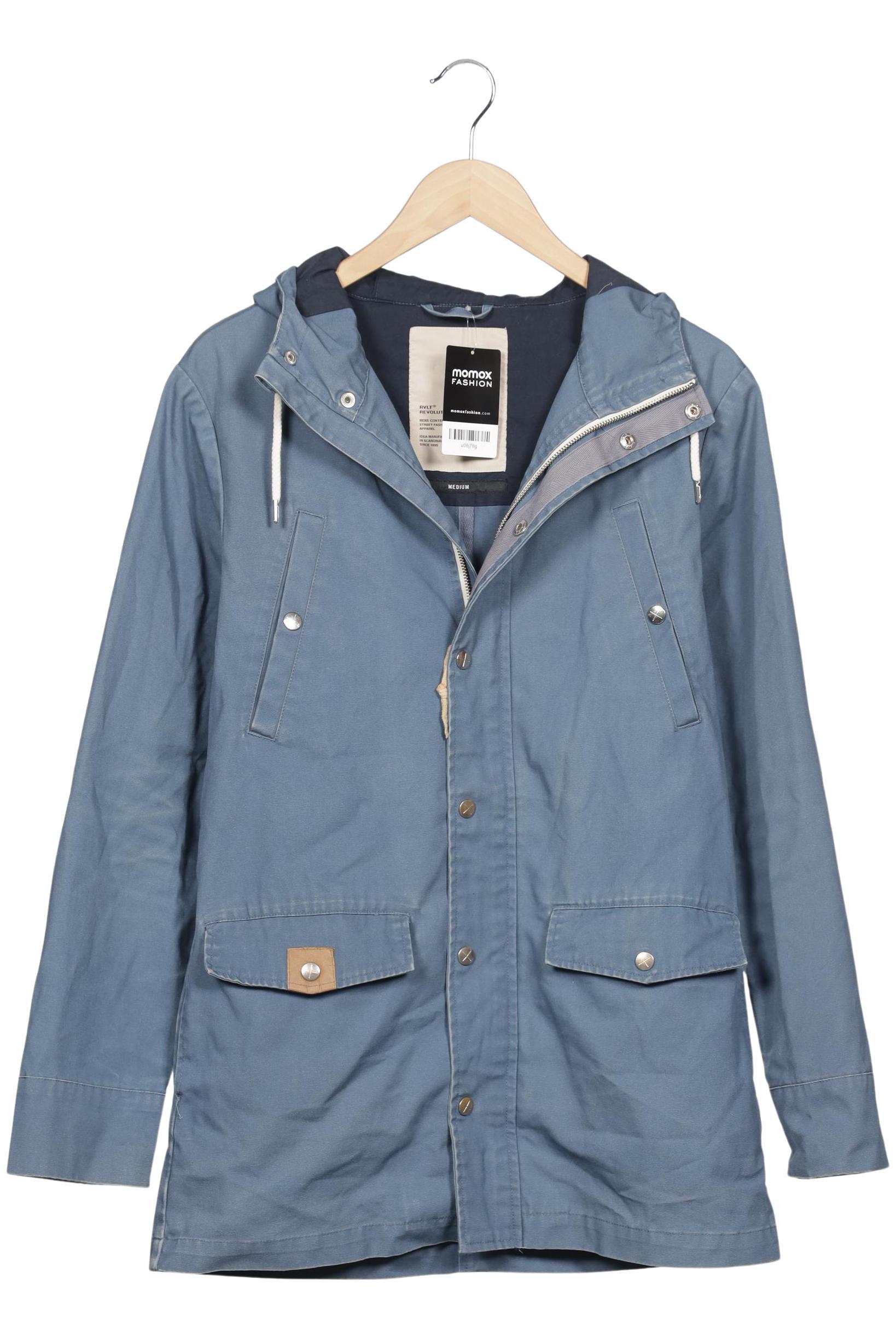 Thumbnail - Rvlt revolution Herren Mantel, blau, Gr. 48