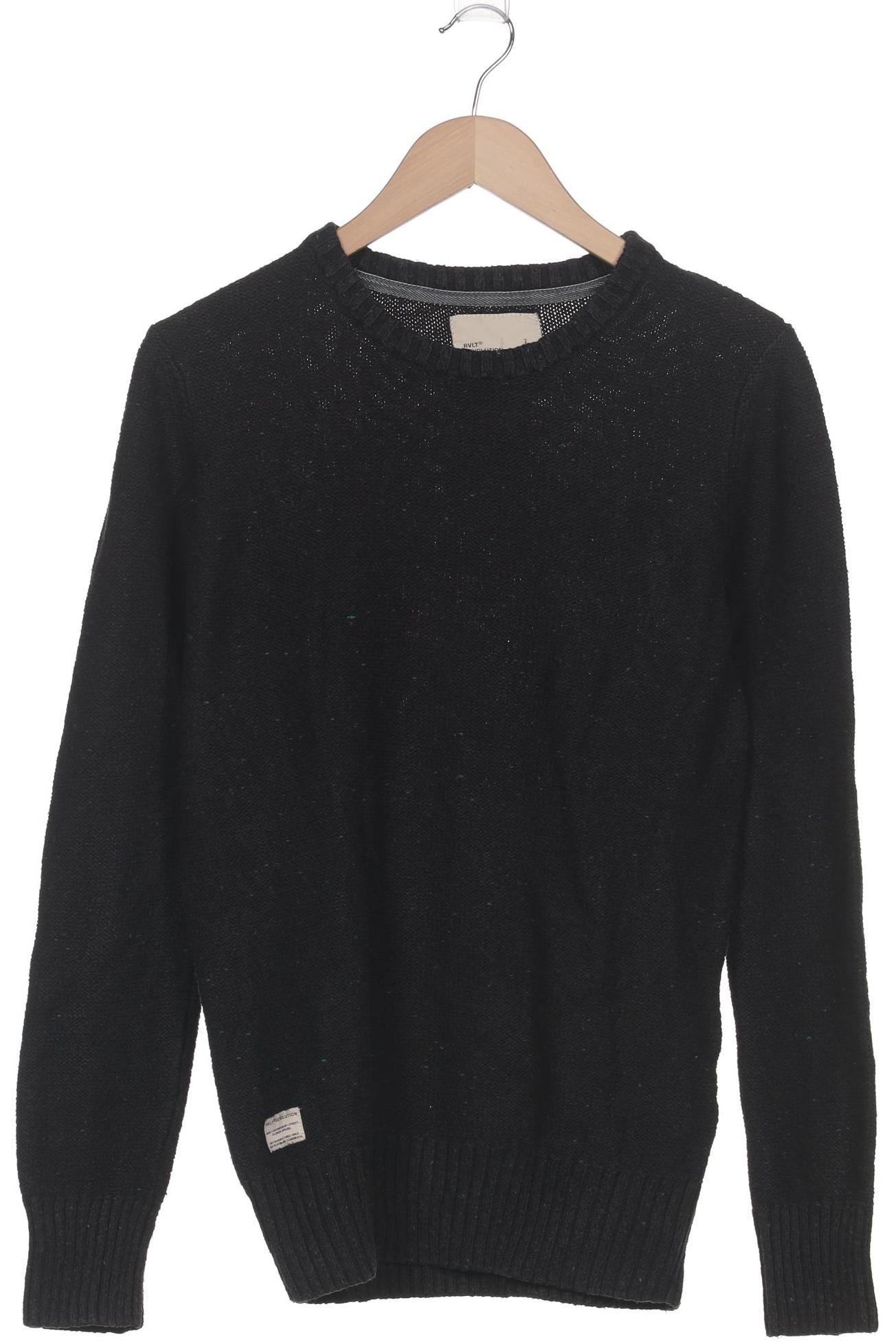 

Rvlt revolution Herren Pullover, schwarz, Gr. 48