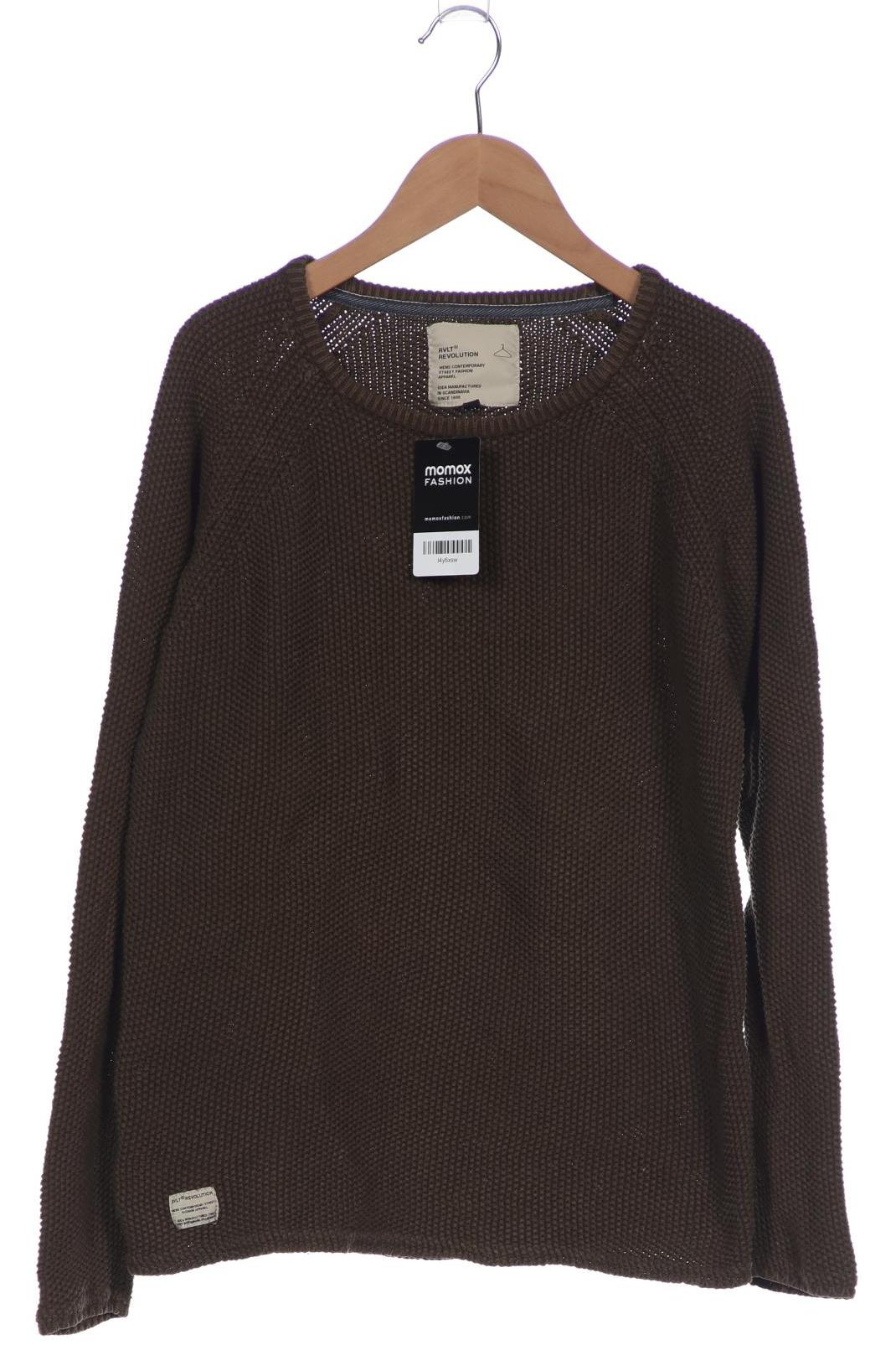 

Rvlt revolution Herren Pullover, grün, Gr. 46