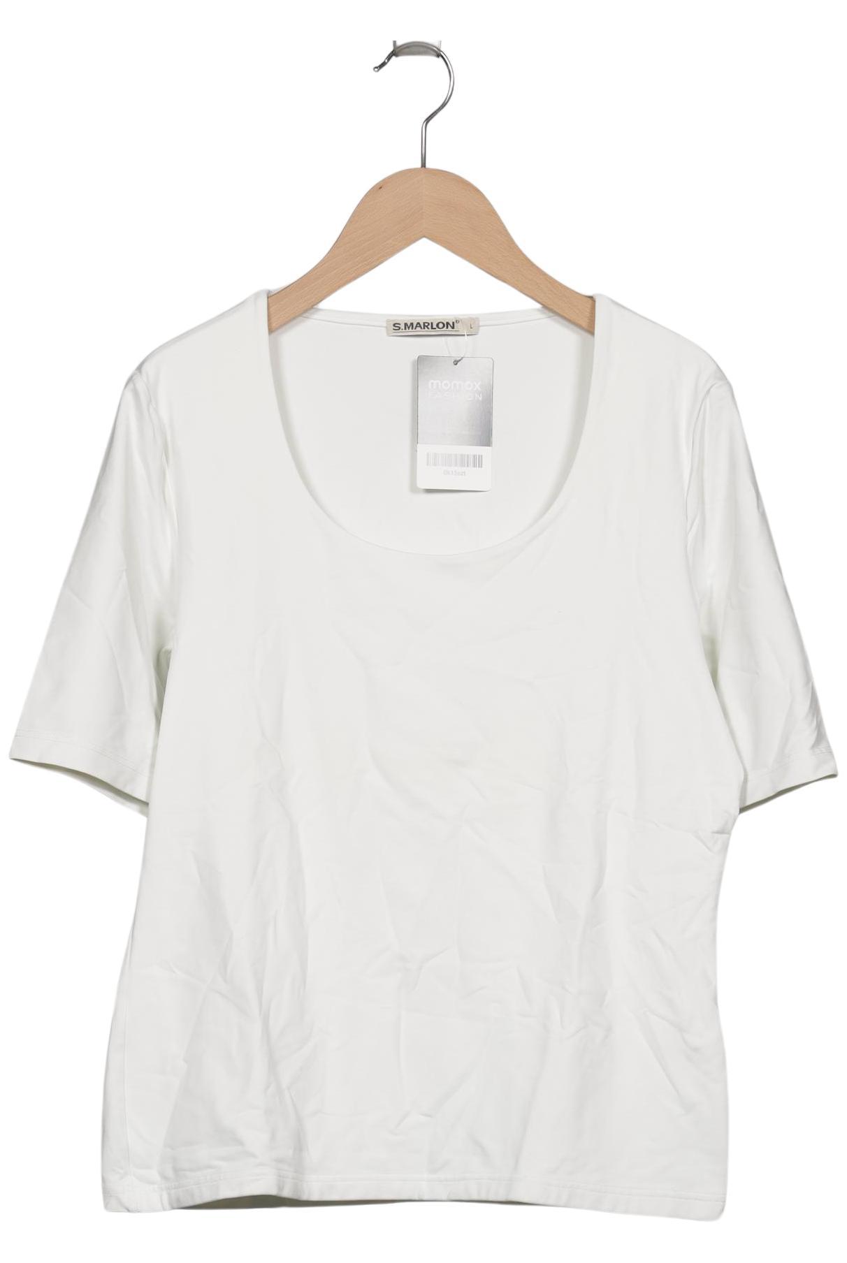 

S.marlon Damen T-Shirt, weiß, Gr. 42