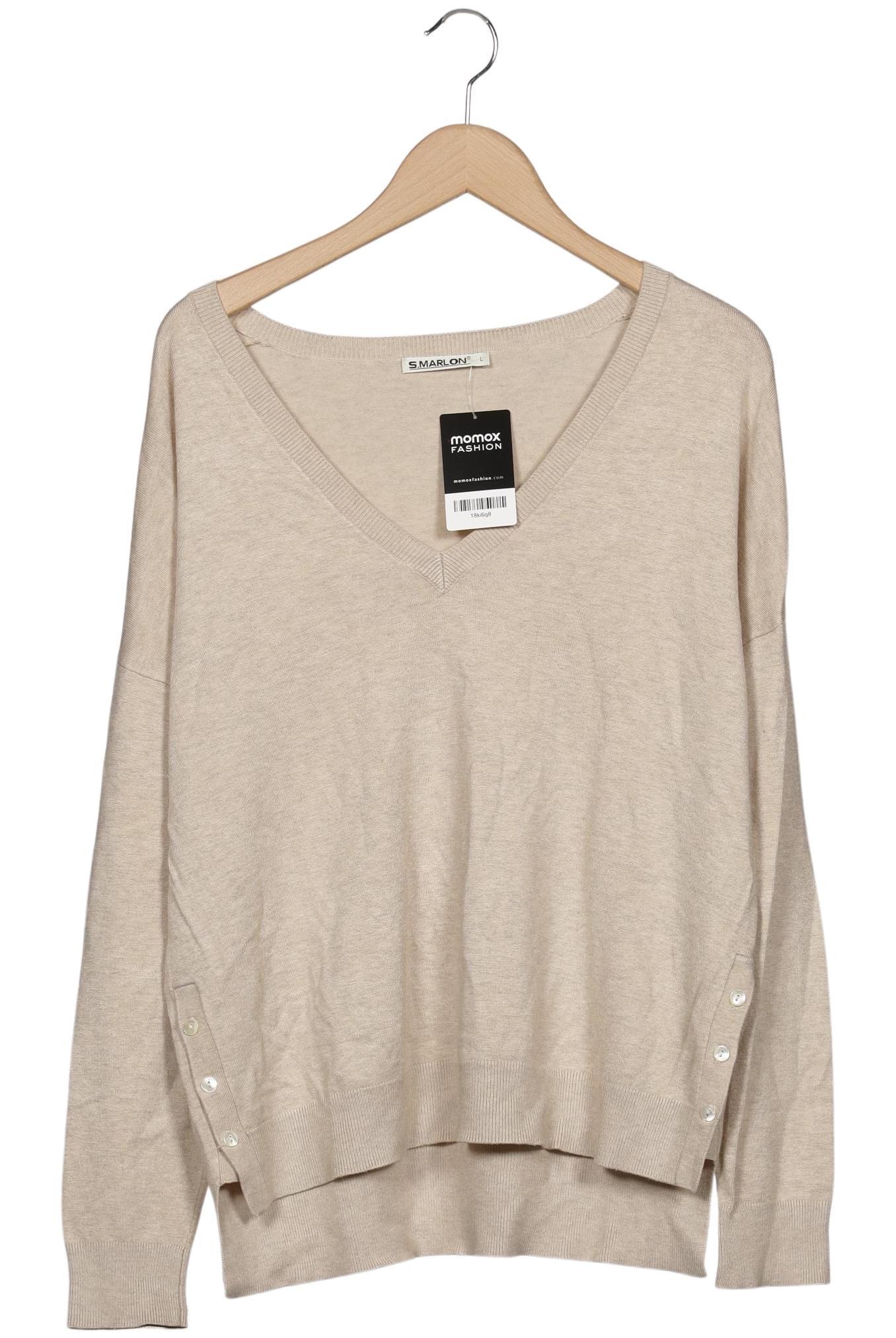 

S.marlon Damen Pullover, beige, Gr. 42