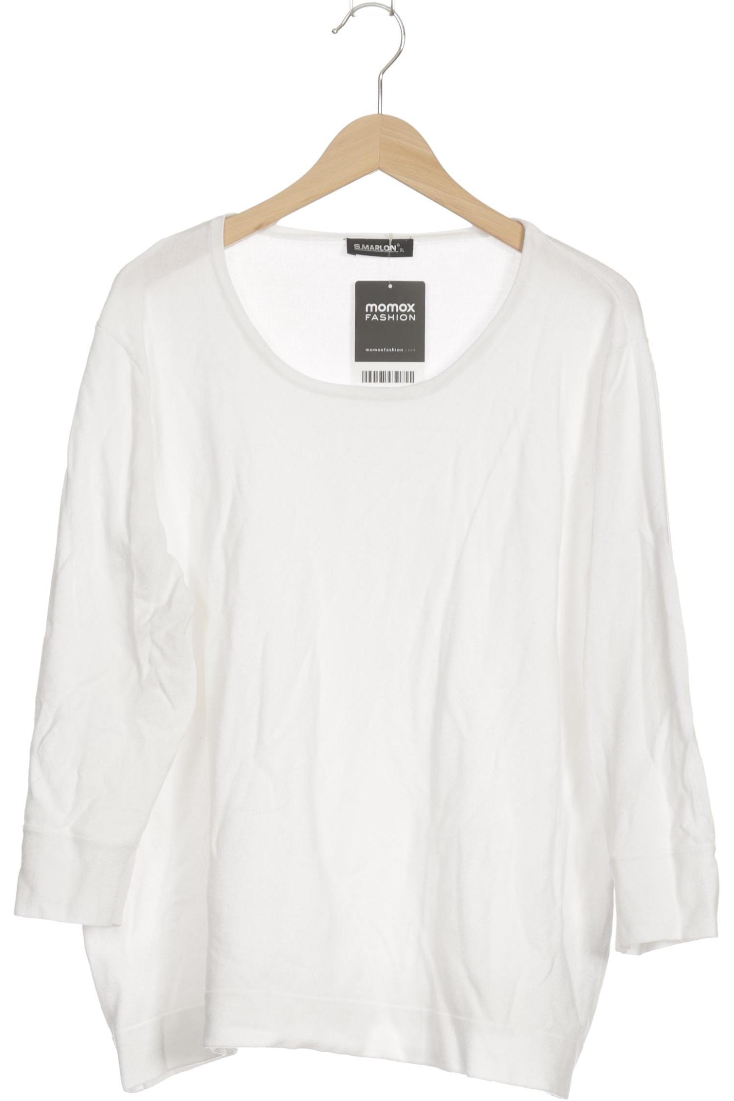 

S.marlon Damen Pullover, weiß, Gr. 44