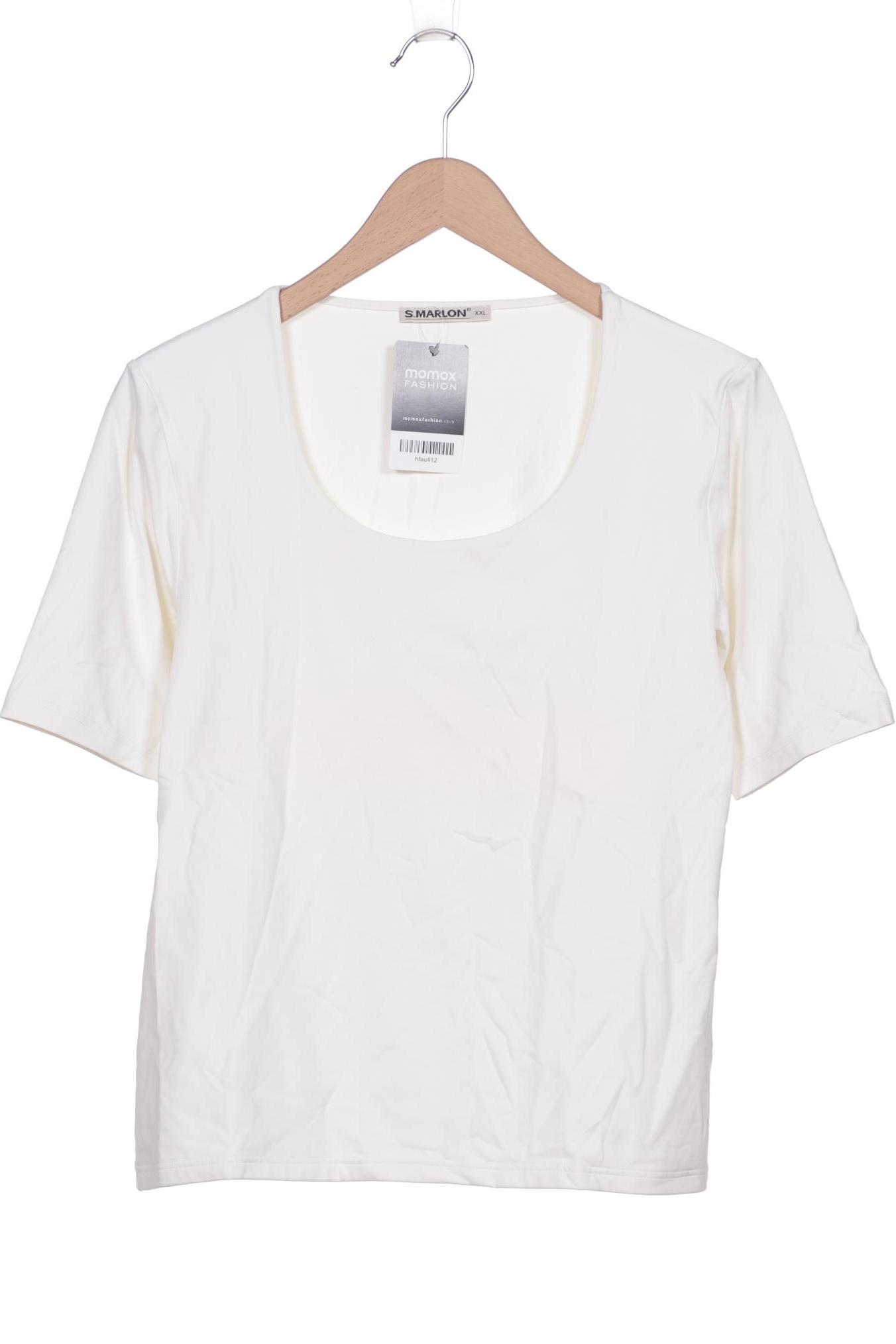 

S.MARLON Damen T-Shirt, weiß