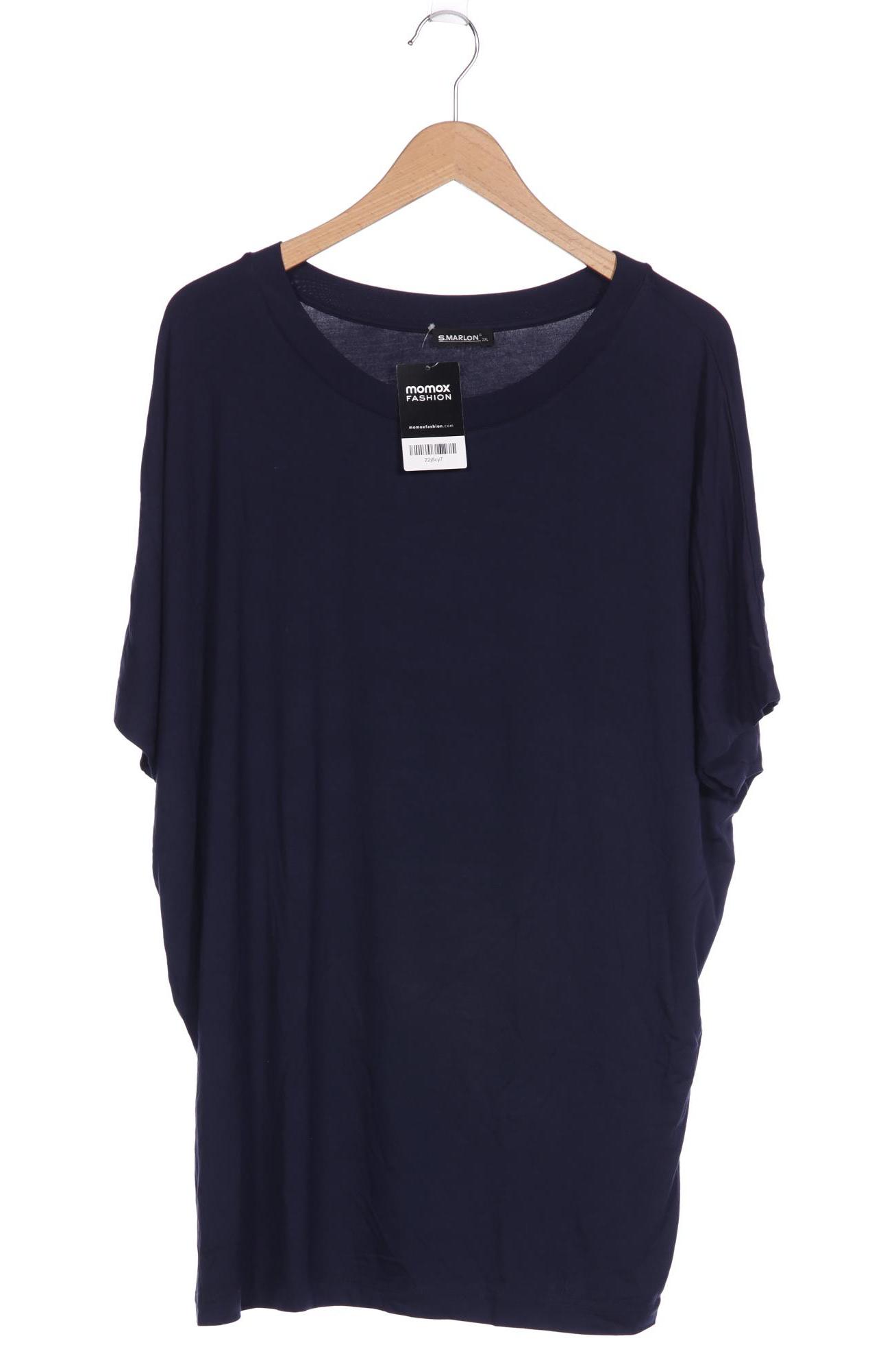 

S.MARLON Damen T-Shirt, marineblau