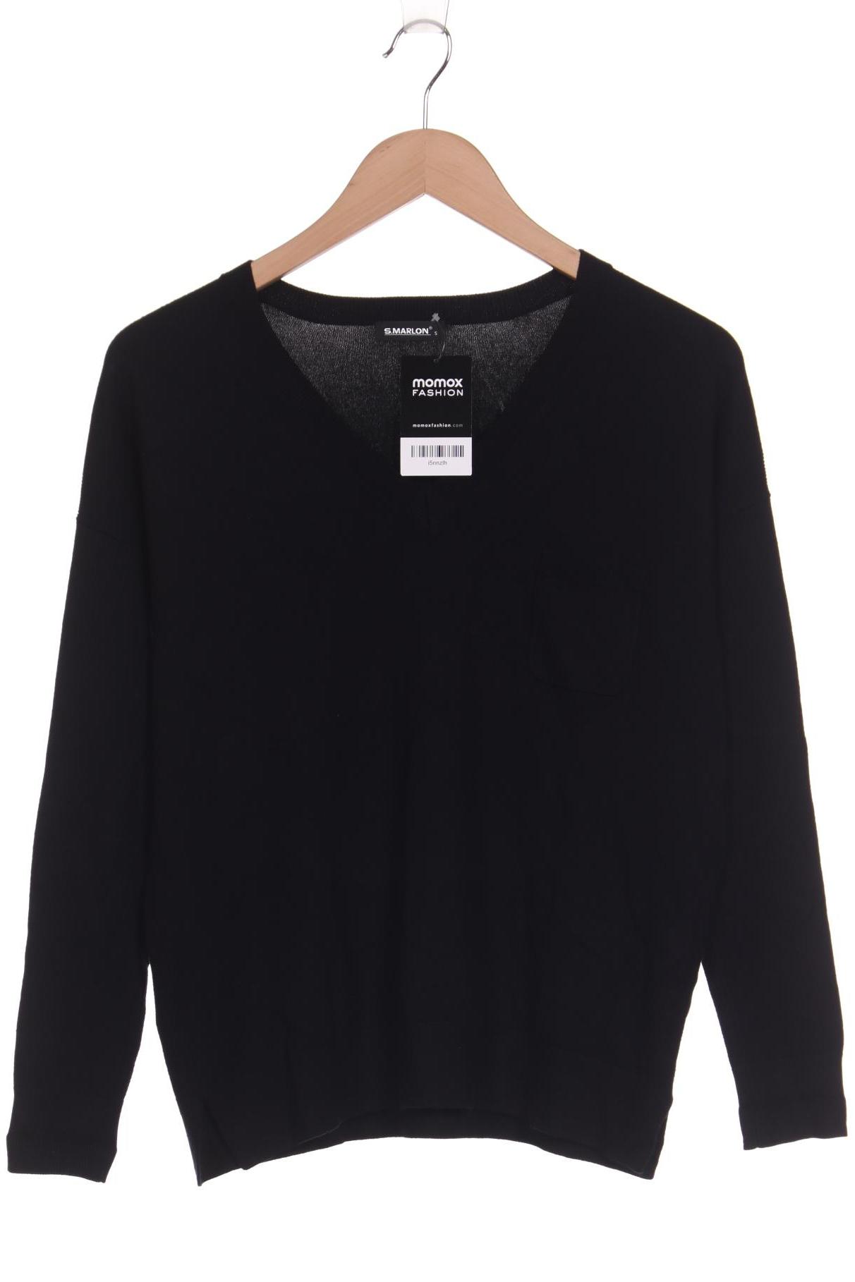 

S.marlon Damen Pullover, schwarz, Gr. 36