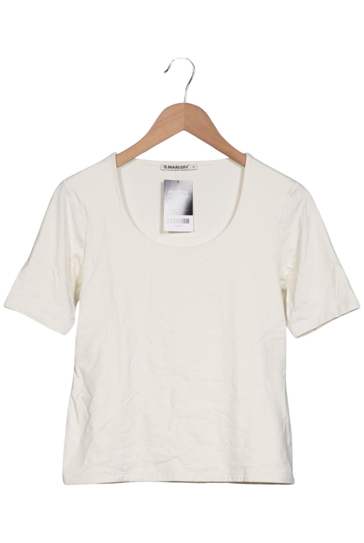

S.marlon Damen T-Shirt, cremeweiß, Gr. 38