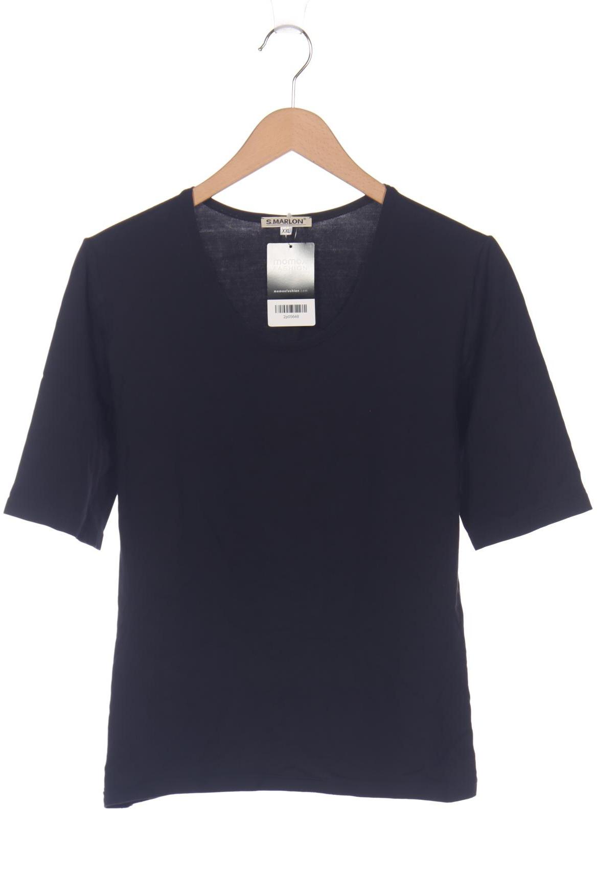 

S.marlon Damen T-Shirt, schwarz, Gr. 46